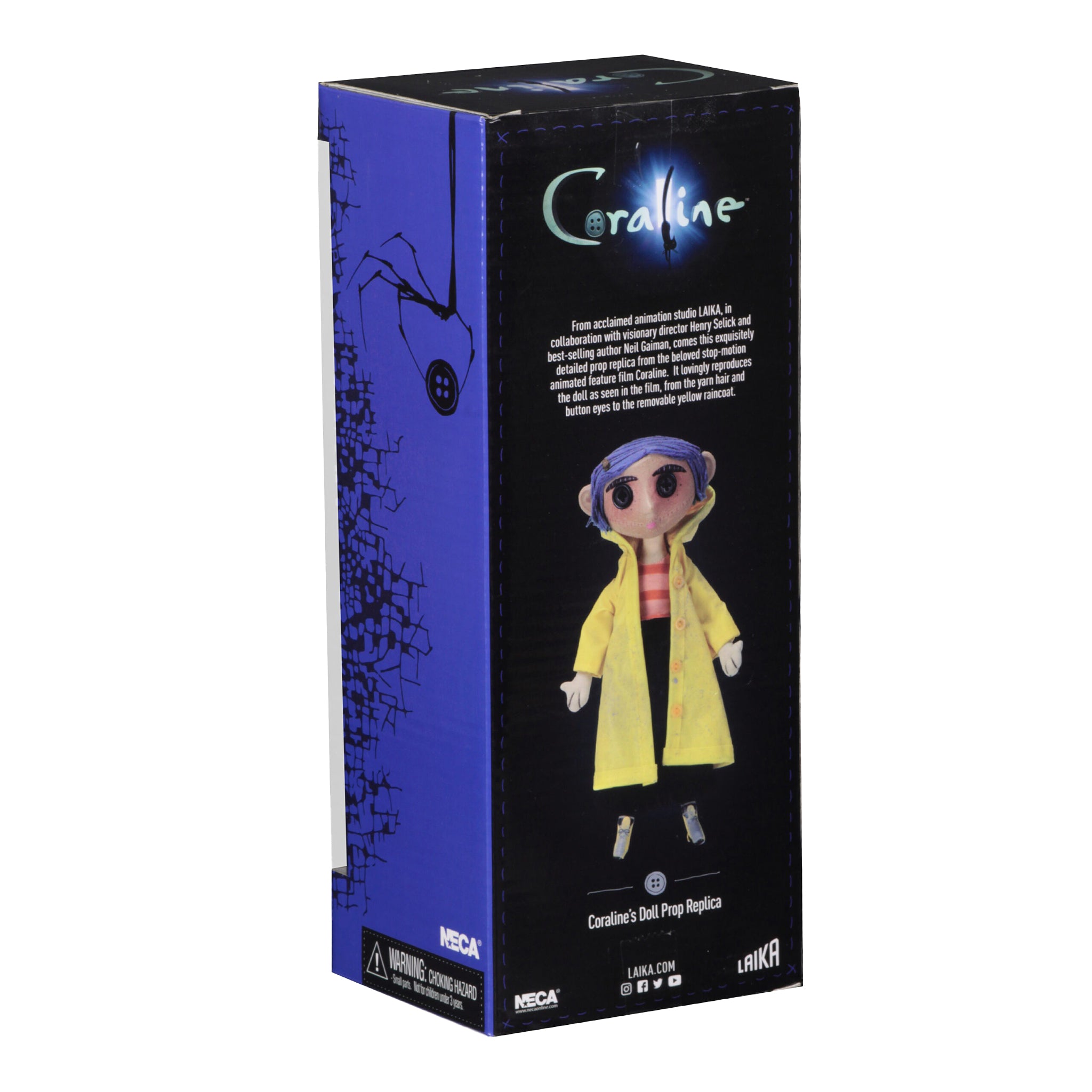 NECA Coraline Prop Replica Doll 25cm – Movie Icons & Heroes, NECA, 25 cm, brand new collector item, Uncanny Collectibles Dublin Ireland