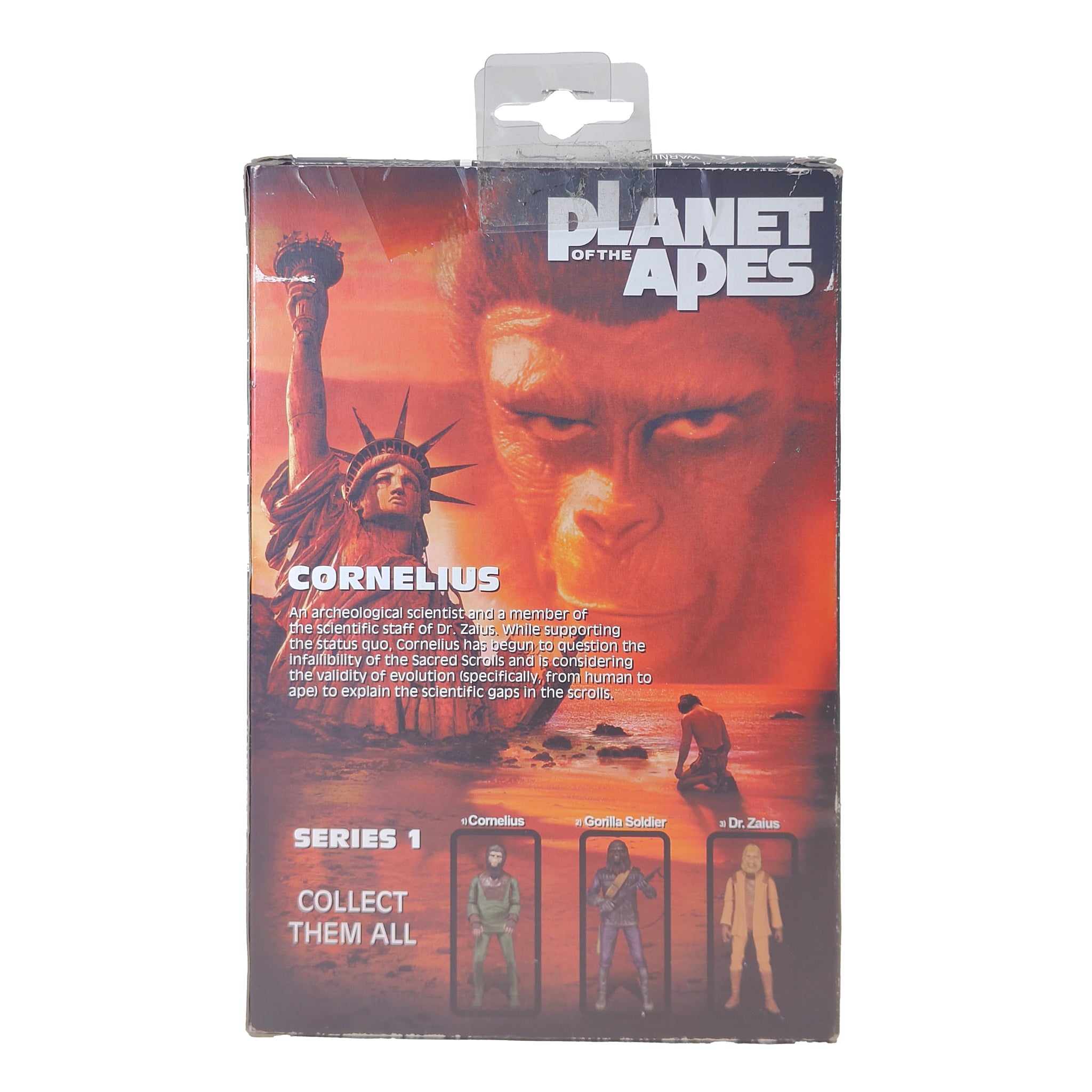 NECA Cornelius Planet Of The Apes Action Figure 2014 18cm – Movie Icons & Heroes, NECA, 18 cm, 2014, pre-owned collector piece, Uncanny Collectibles Dublin Ireland