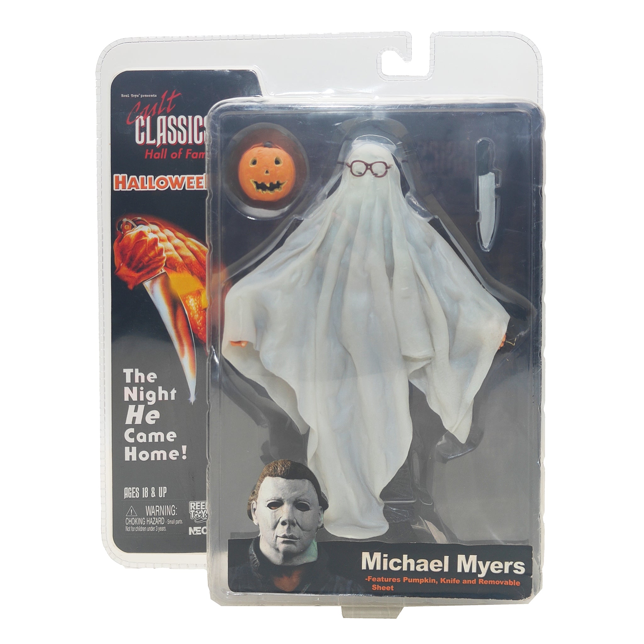 NECA Cult Classics Halloween 1978 Michael Myers Ghost Bob Action Figure 2008 18cm – Halloween, NECA, 18 cm, 2008, pre-owned collector piece, Uncanny Collectibles Dublin Ireland