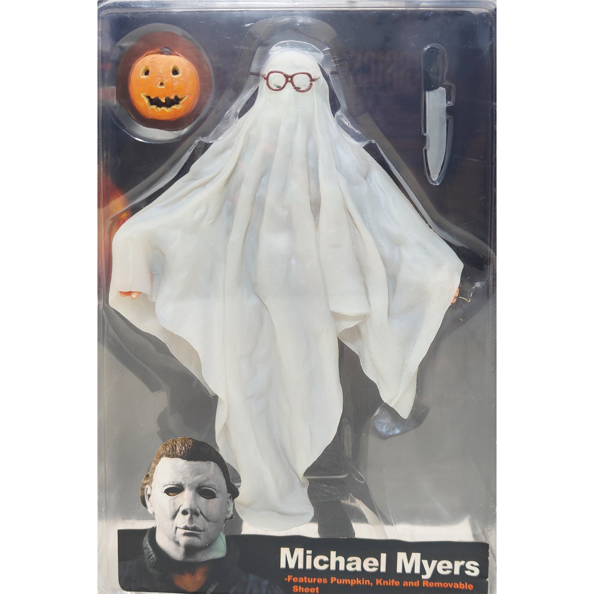 NECA Cult Classics Halloween 1978 Michael Myers Ghost Bob Action Figure 2008 18cm – Halloween, NECA, 18 cm, 2008, pre-owned collector piece, Uncanny Collectibles Dublin Ireland