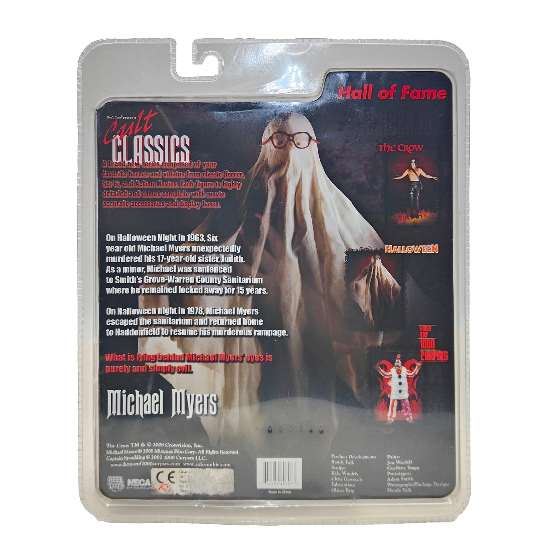 NECA Cult Classics Halloween 1978 Michael Myers Ghost Bob Action Figure 2008 18cm