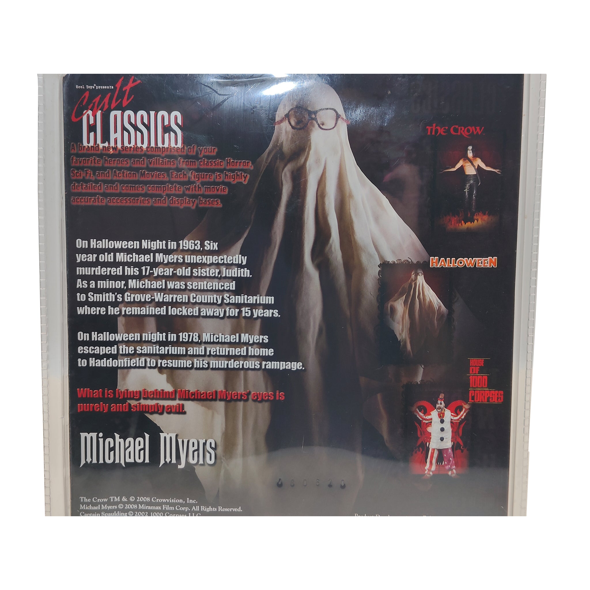 NECA Cult Classics Halloween 1978 Michael Myers Ghost Bob Action Figure 2008 18cm – Halloween, NECA, 18 cm, 2008, pre-owned collector piece, Uncanny Collectibles Dublin Ireland