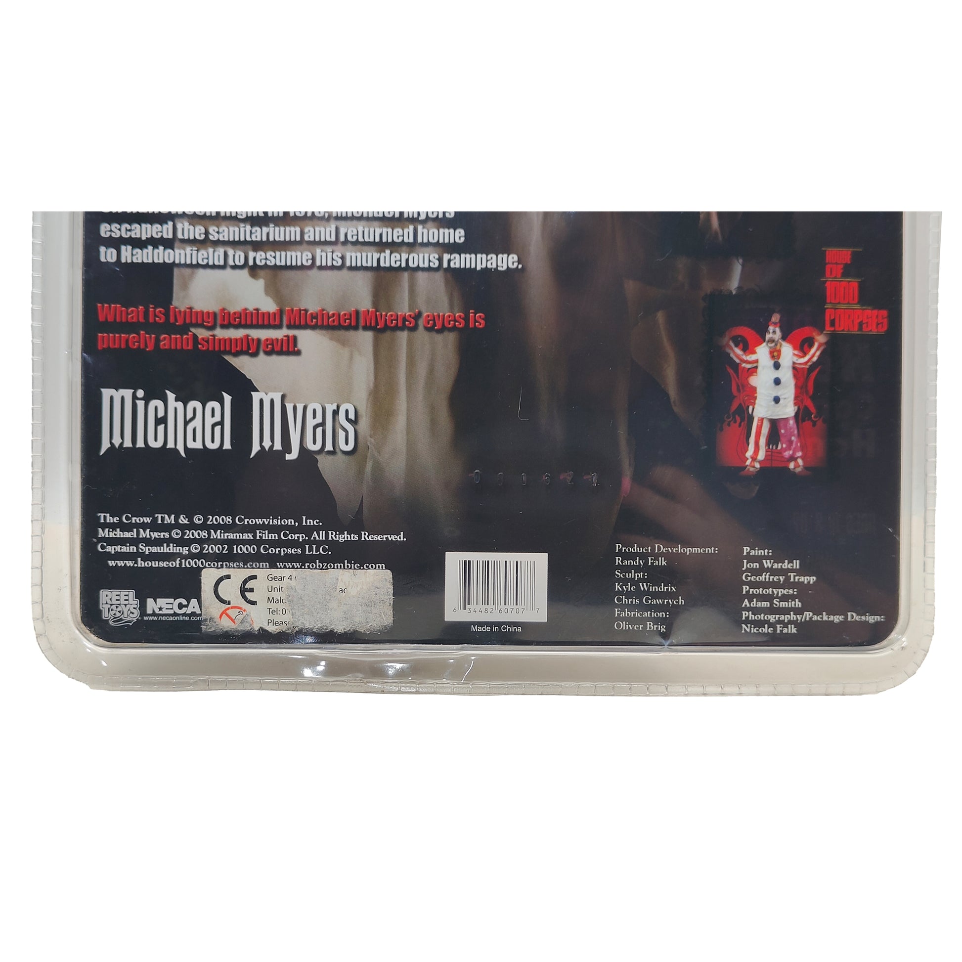 NECA Cult Classics Halloween 1978 Michael Myers Ghost Bob Action Figure 2008 18cm
