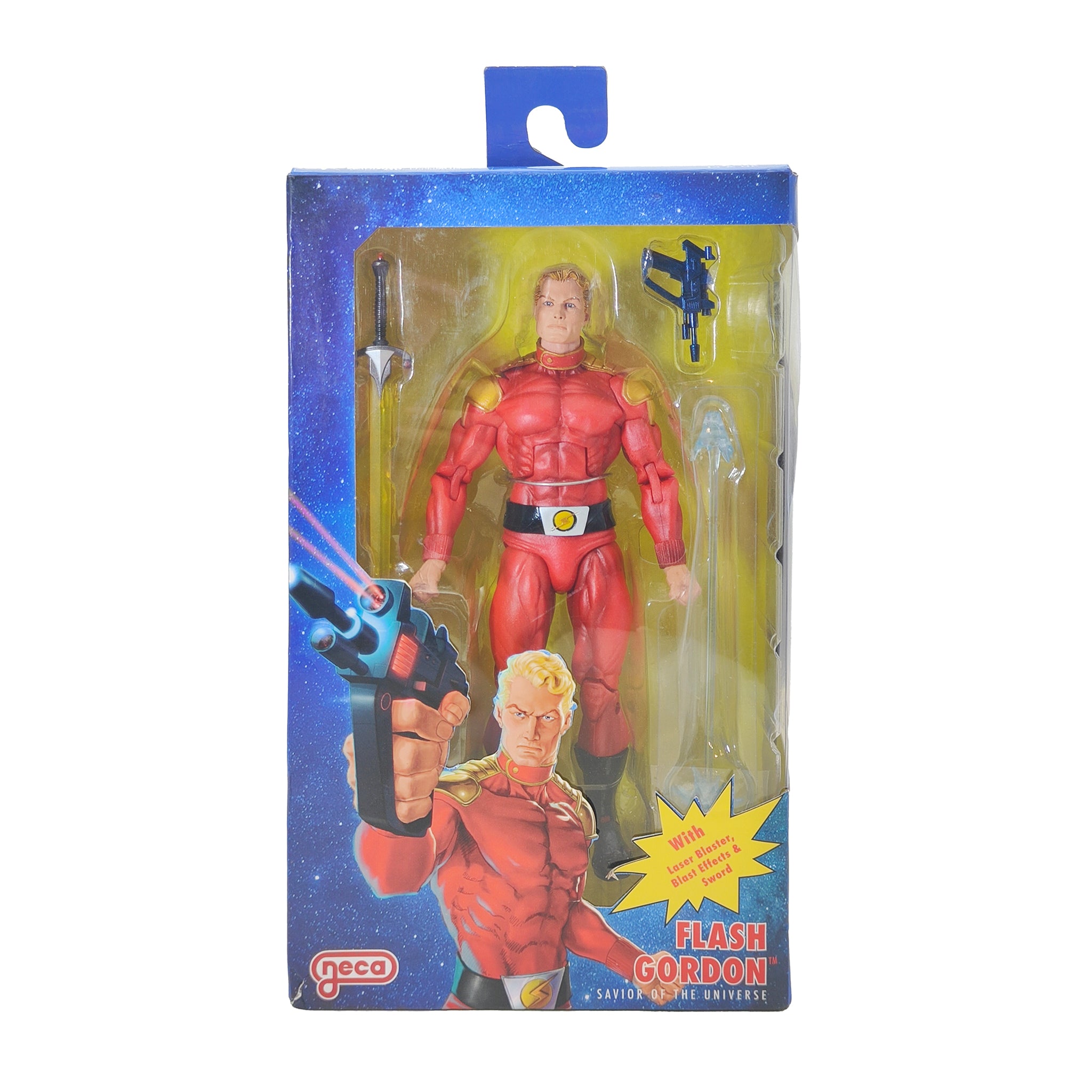 NECA Defenders Of The Earth Flash Gordon Action Figure 2020 18cm – Flash Gordon, NECA, 18 cm, 2020, pre-owned collector piece, Uncanny Collectibles Dublin Ireland