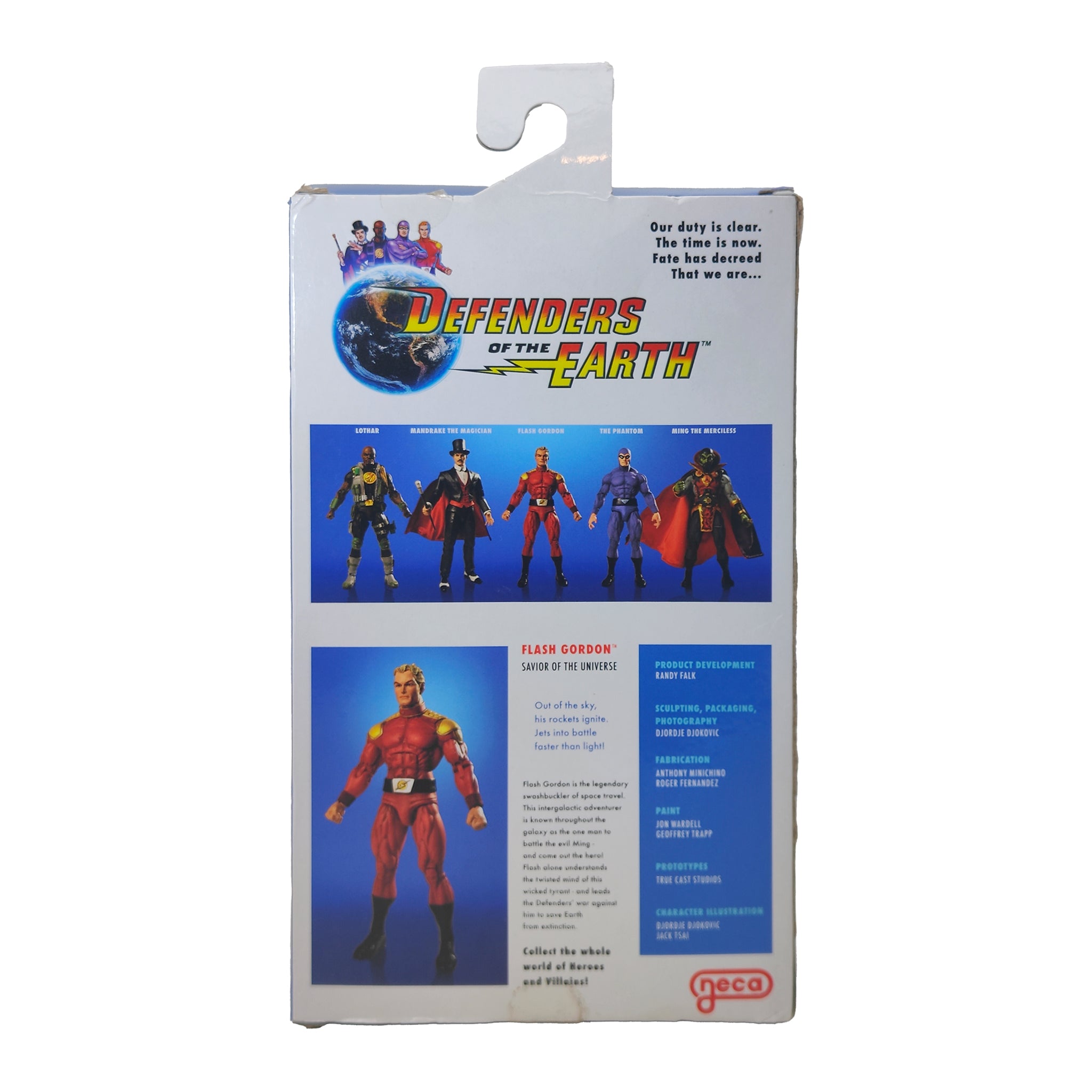 NECA Defenders Of The Earth Flash Gordon Action Figure 2020 18cm – Flash Gordon, NECA, 18 cm, 2020, pre-owned collector piece, Uncanny Collectibles Dublin Ireland