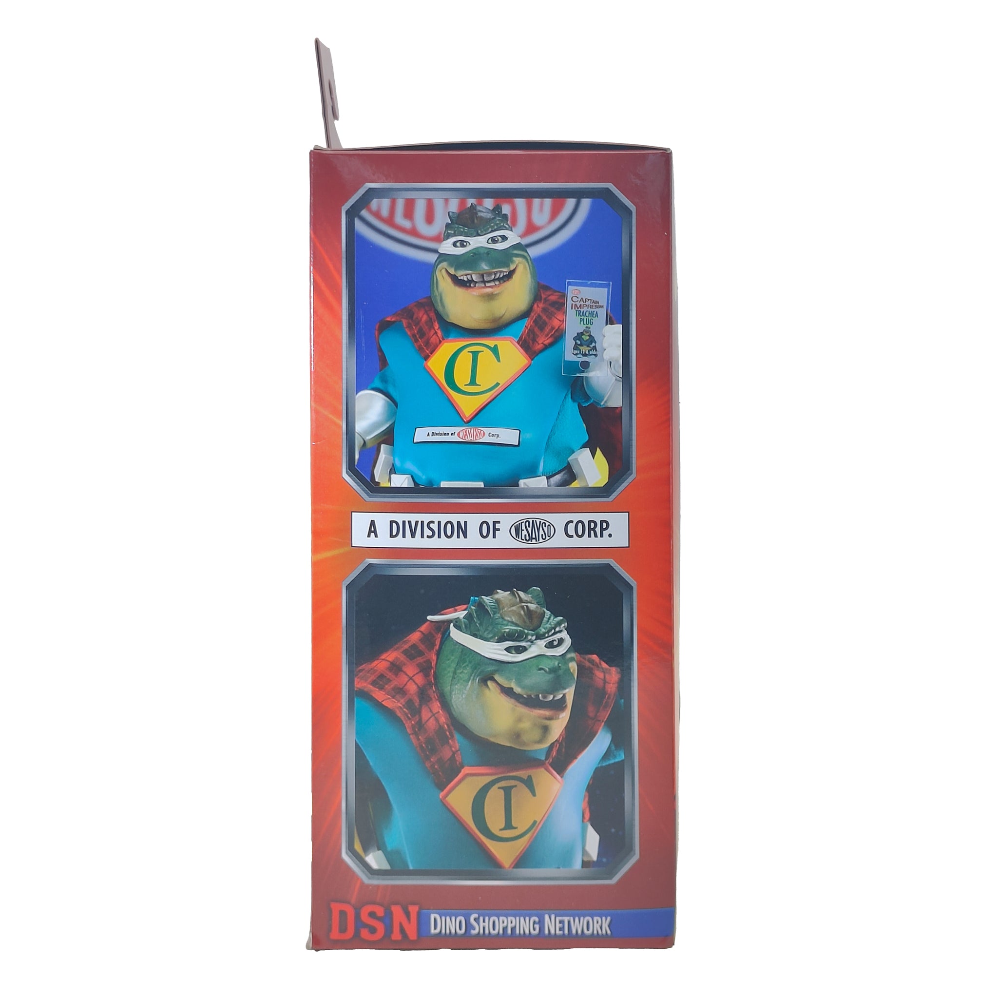 NECA Dinosaurs Captain Impressive Earl Sinclair SDCC 2024 Action Figure 18cm – Dinosaurs, NECA, 18 cm, 2024, pre-owned collector piece, Uncanny Collectibles Dublin Ireland