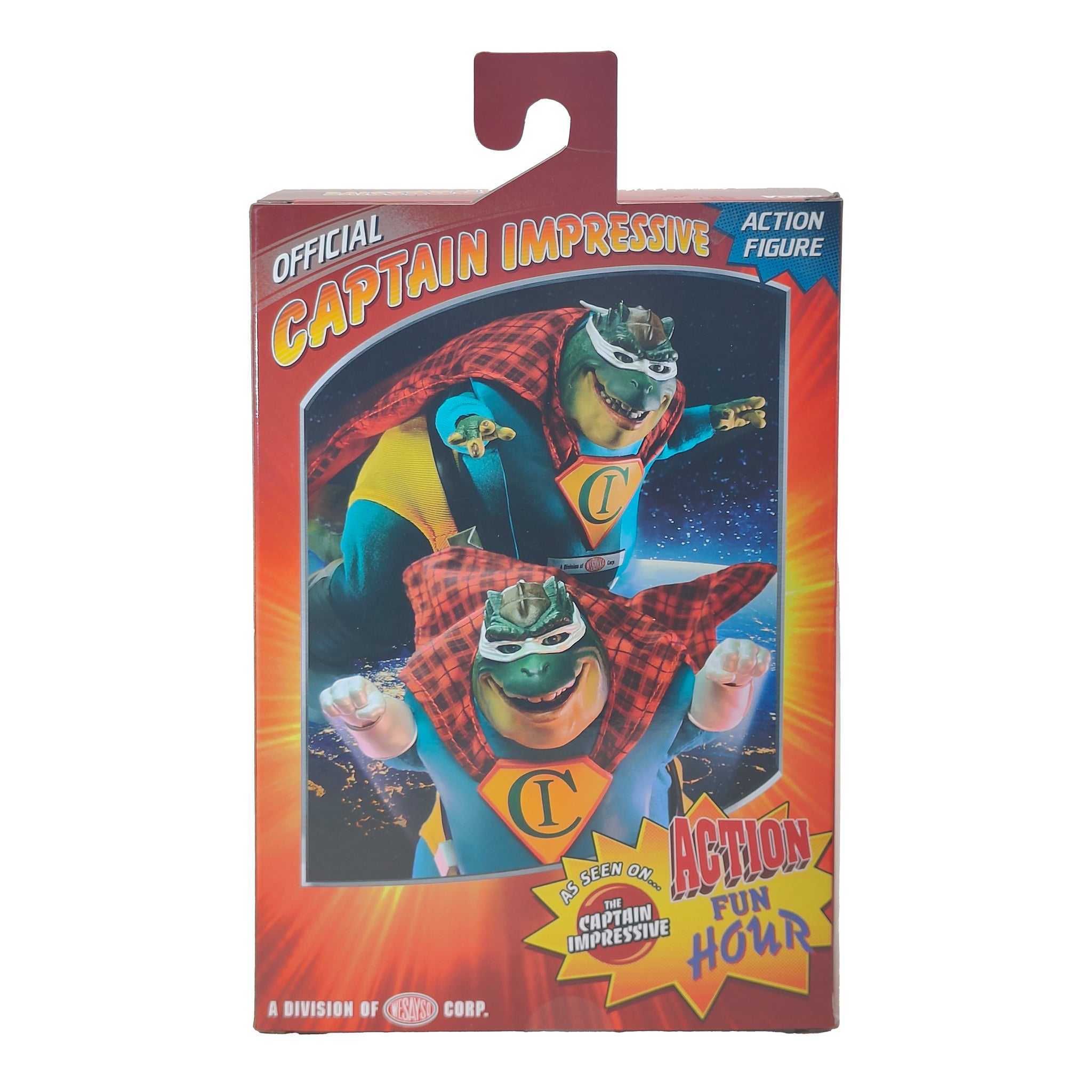 NECA Dinosaurs Captain Impressive Earl Sinclair SDCC 2024 Action Figure 18cm – Dinosaurs, NECA, 18 cm, 2024, pre-owned collector piece, Uncanny Collectibles Dublin Ireland