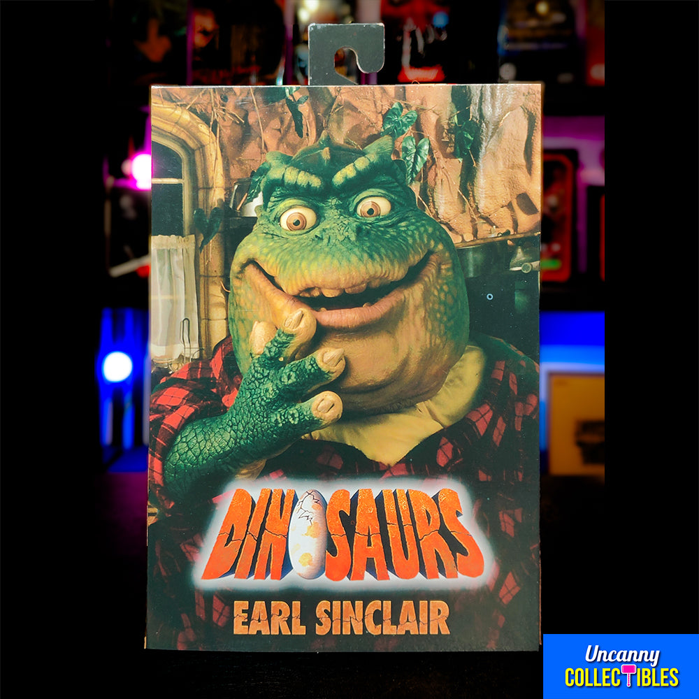 NECA Dinosaurs Ultimate Earl Sinclair 18 cm Action Figure – Dinosaurs, NECA, 18 cm, 2024, brand new collector item, Uncanny Collectibles Dublin Ireland