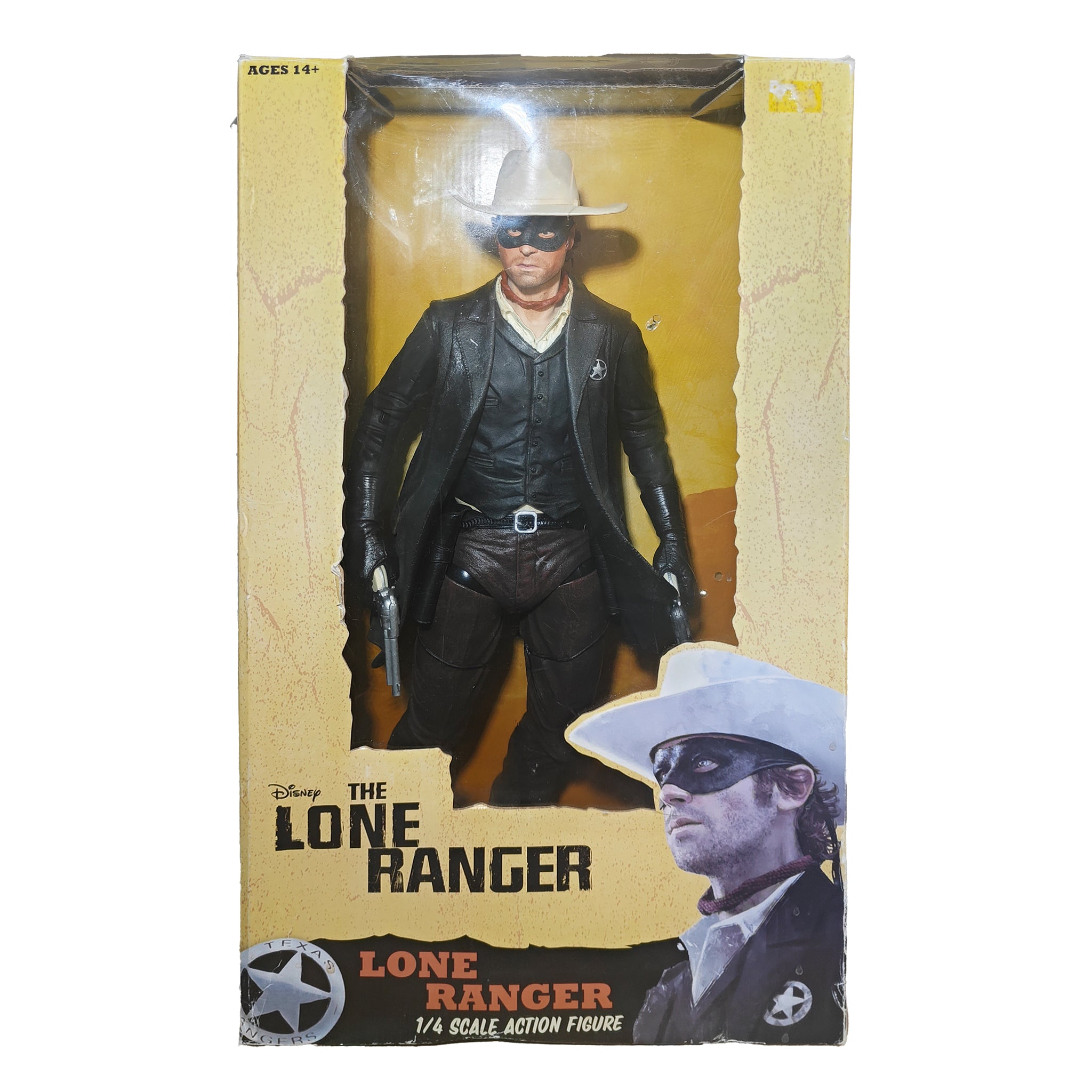 NECA Disneys The Lone Ranger 1:4 Scale Action Figure 2013 45cm – Movie Icons & Heroes, NECA, 45 cm, 2013, pre-owned collector piece, Uncanny Collectibles Dublin Ireland