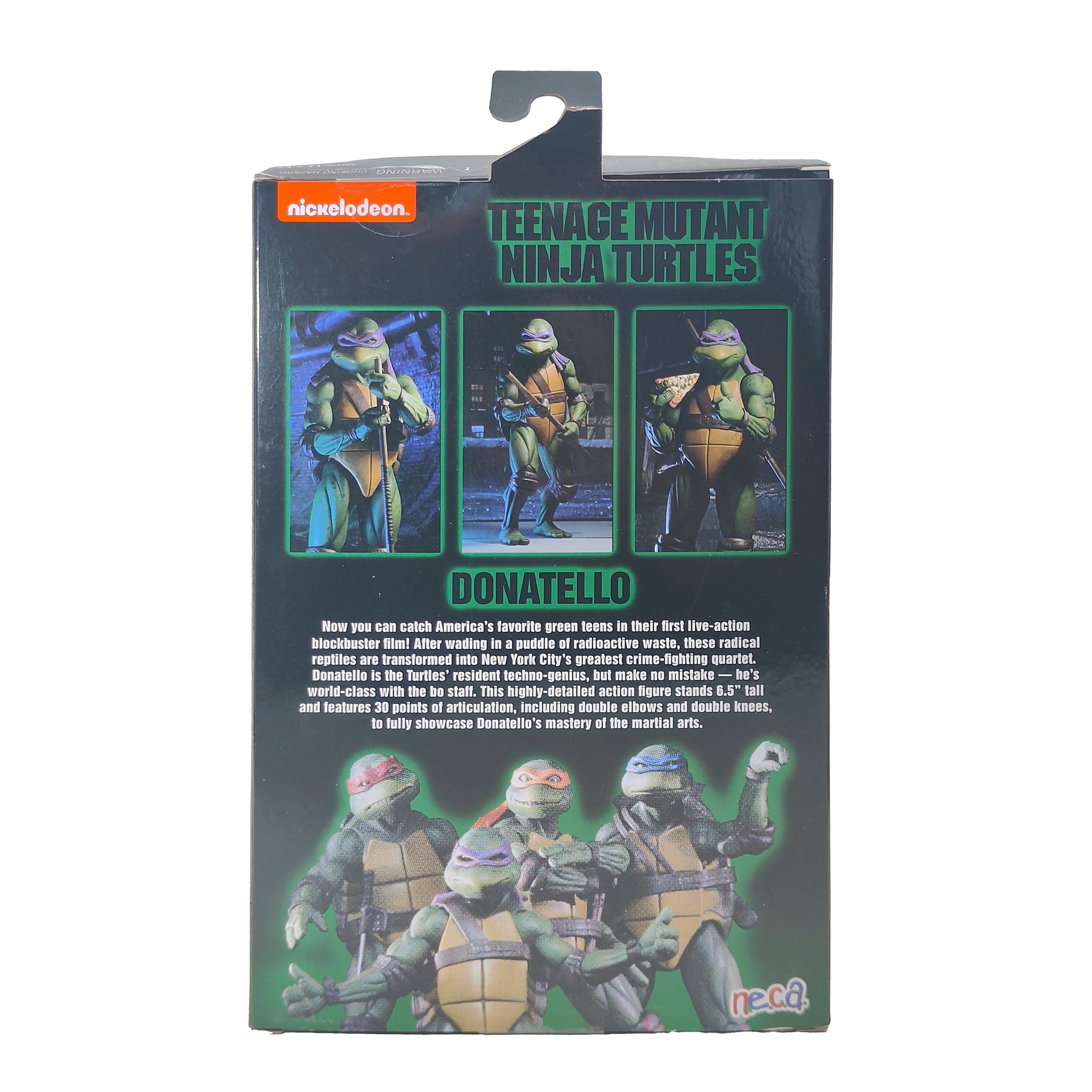 NECA  Donatello Teenage Mutant Ninja Turtles 1990s Movie Action Figure 2021 18cm – Teenage Mutant Ninja Turtles, NECA, 18 cm, 2021, pre-owned collector piece, Uncanny Collectibles Dublin Ireland