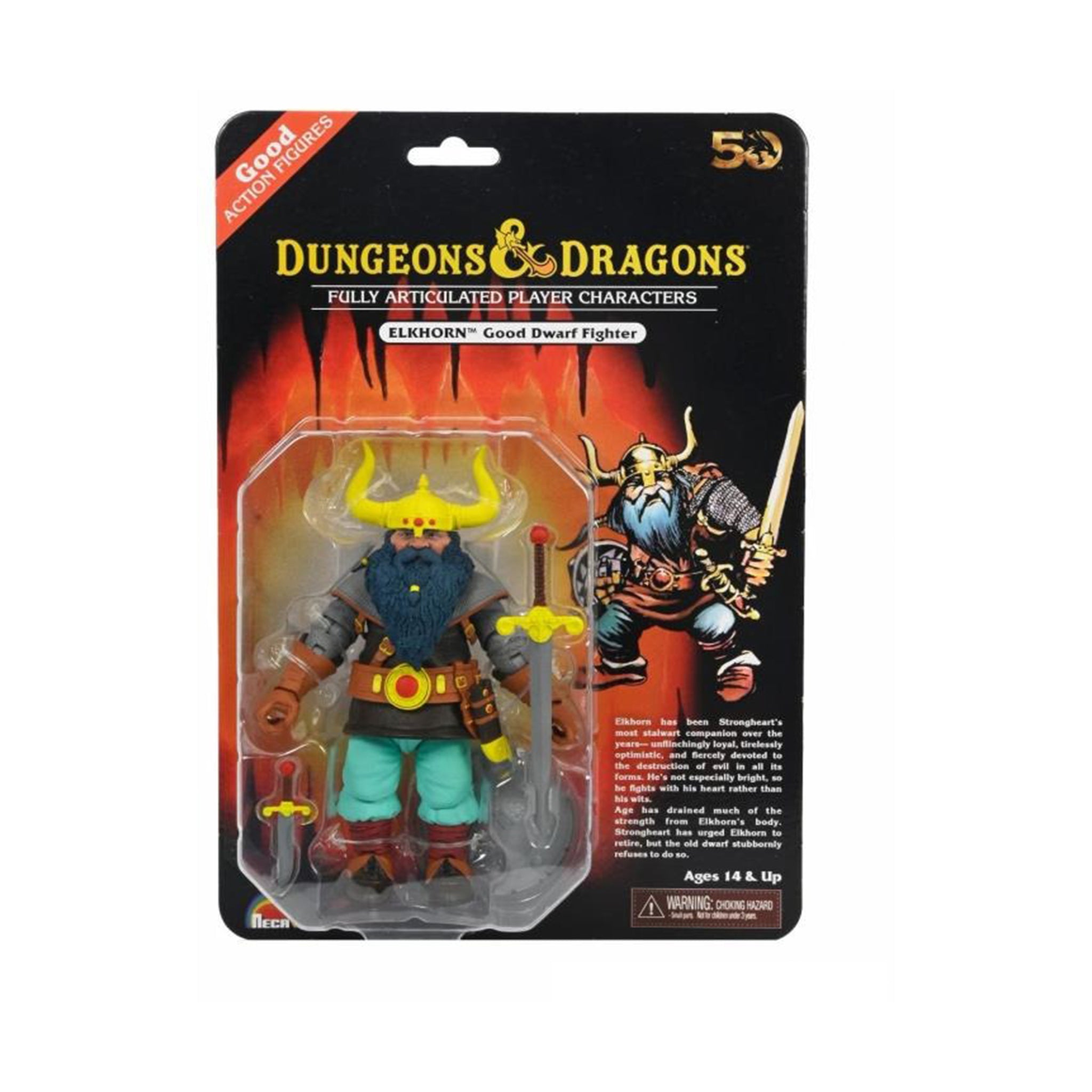 NECA Dungeons And Dragons 50th Anniversary Elkhorn Action Figure 18cm – Dungeons & Dragons, NECA, 18 cm, brand new collector item, Uncanny Collectibles Dublin Ireland