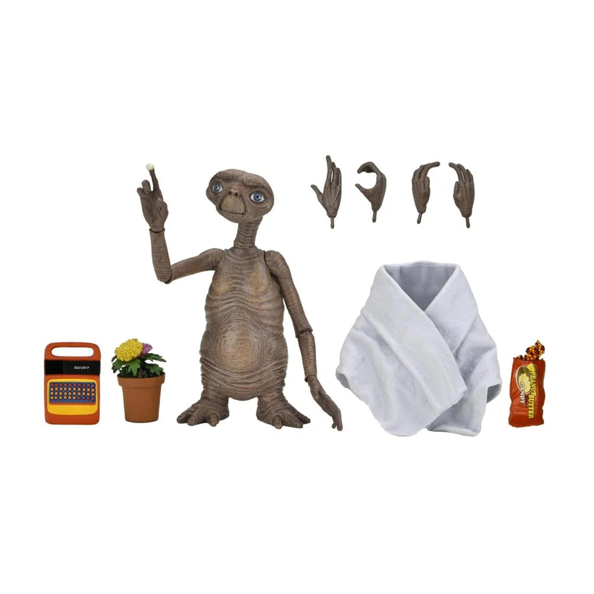 NECA E.T. the Extra-Terrestrial 40th Anniversary Ultimate Action Figure – Movie Icons & Heroes, NECA, 18 cm, brand new collector item, Uncanny Collectibles Dublin Ireland