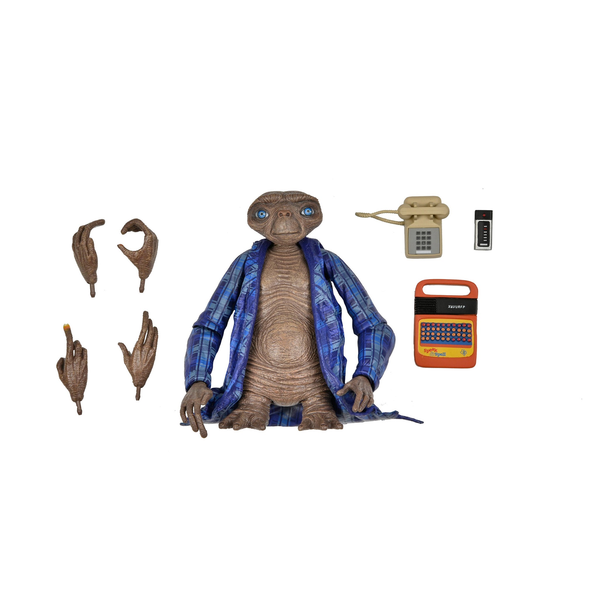 NECA E.T. the Extra-Terrestrial 40th Anniversary Ultimate Action Figure – Movie Icons & Heroes, NECA, 18 cm, brand new collector item, Uncanny Collectibles Dublin Ireland
