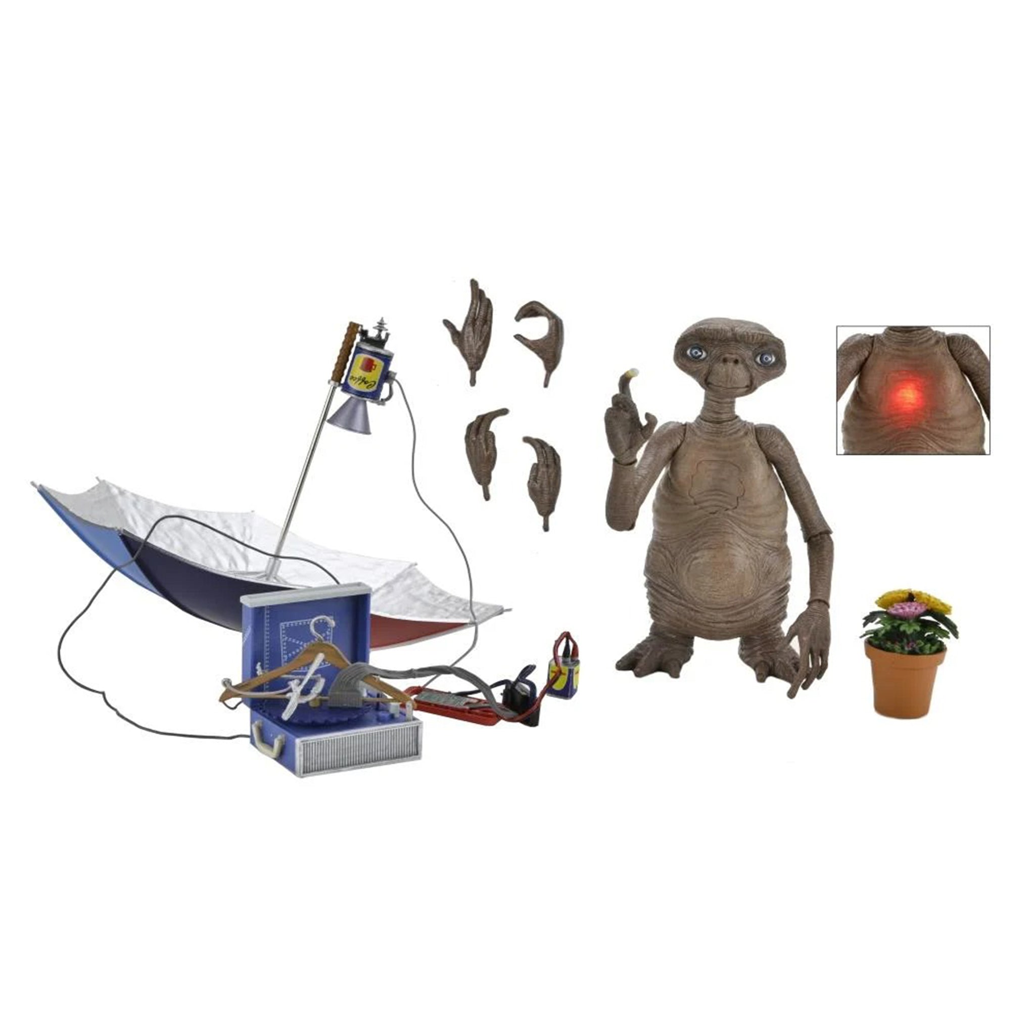 NECA E.T. the Extra-Terrestrial 40th Anniversary Ultimate E.T. Deluxe Action Figure – Movie Icons & Heroes, NECA, 12 cm, brand new collector item, Uncanny Collectibles Dublin Ireland