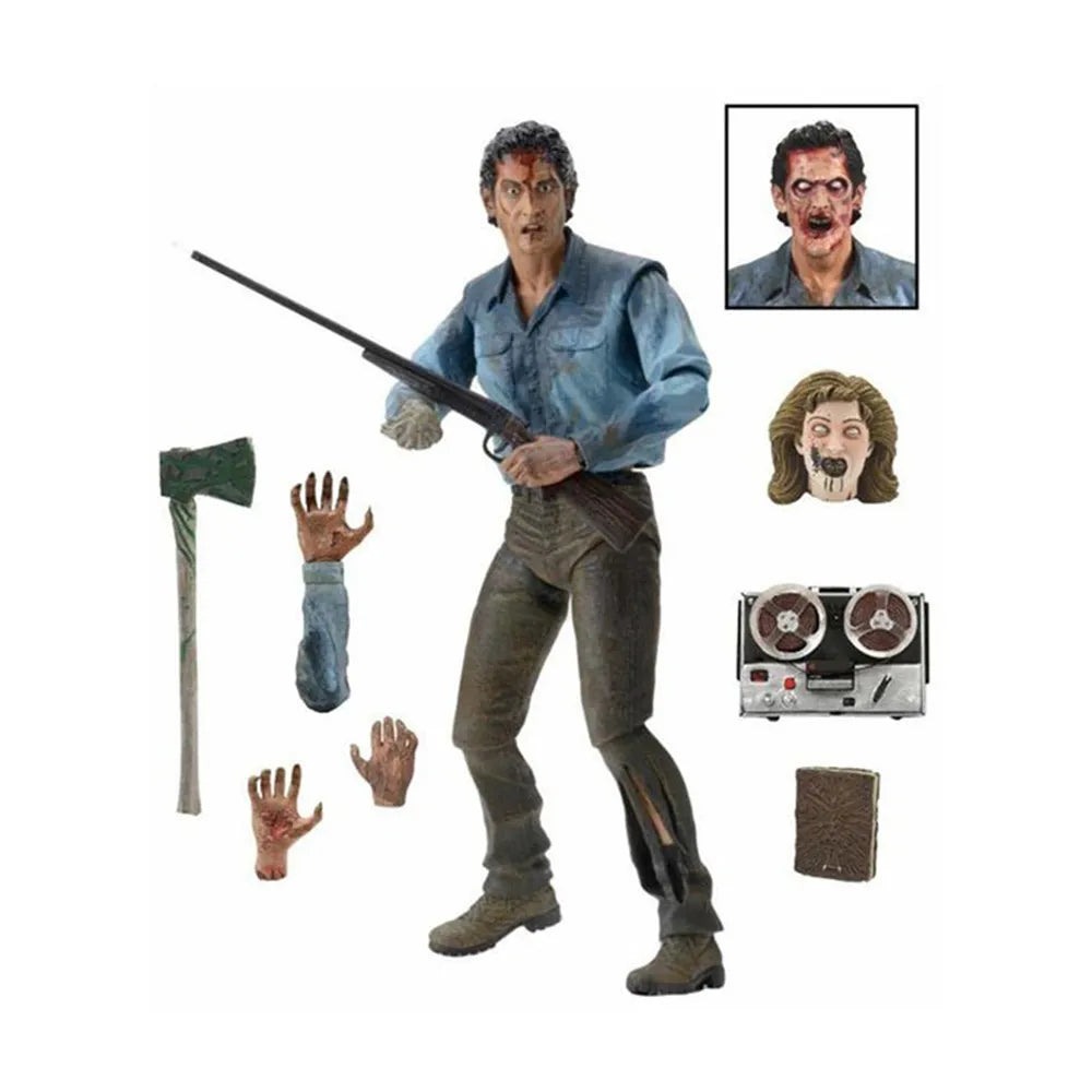NECA Evil Dead 2 Ultimate Ash Action Figure 18cm – Evil Dead, NECA, 18 cm, brand new collector item, Uncanny Collectibles Dublin Ireland