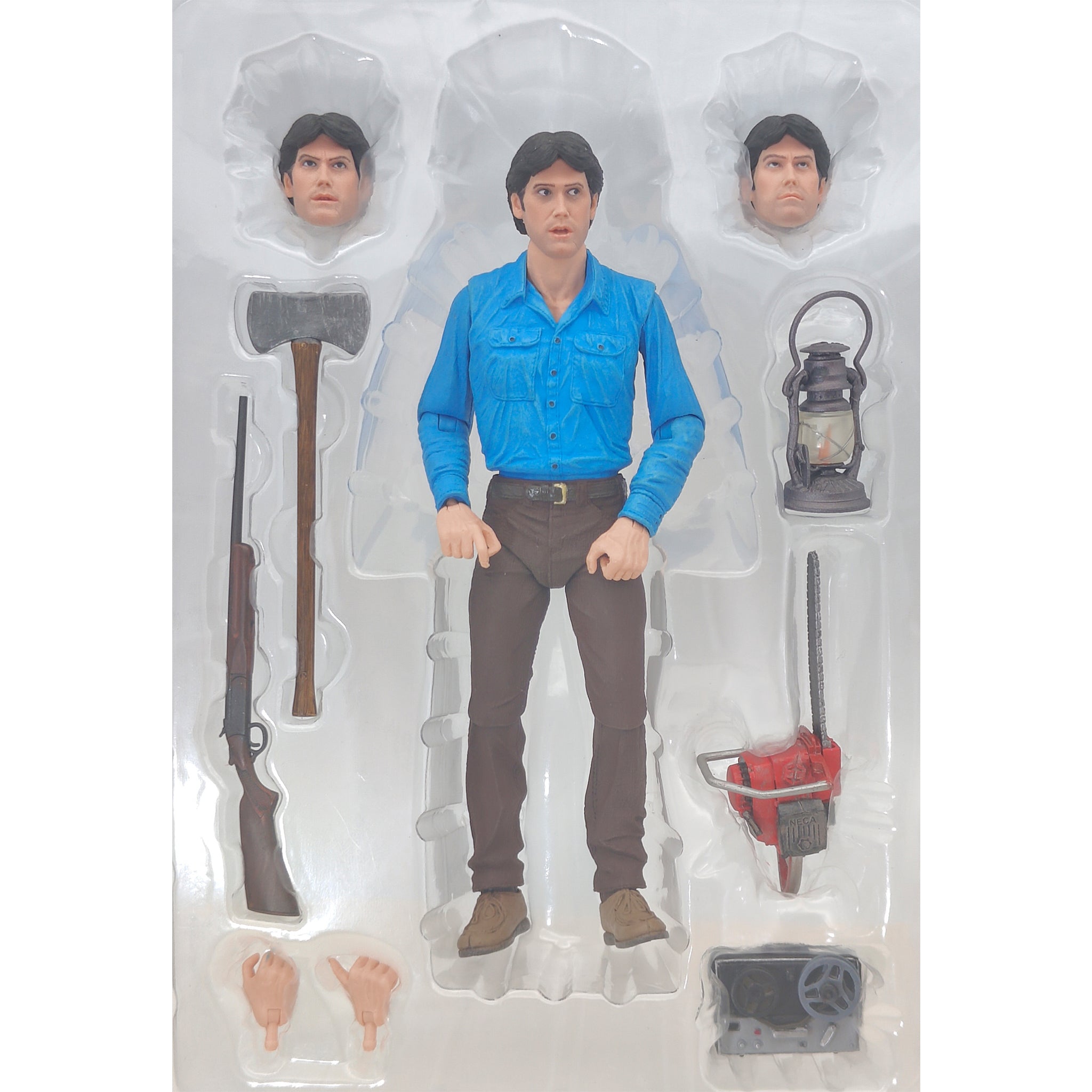 NECA Evil Dead 40th Anniversary Ultimate Ash Action Figure 18cm - Used – Evil Dead, NECA, 18 cm, 2022, pre-owned collector piece, Uncanny Collectibles Dublin Ireland