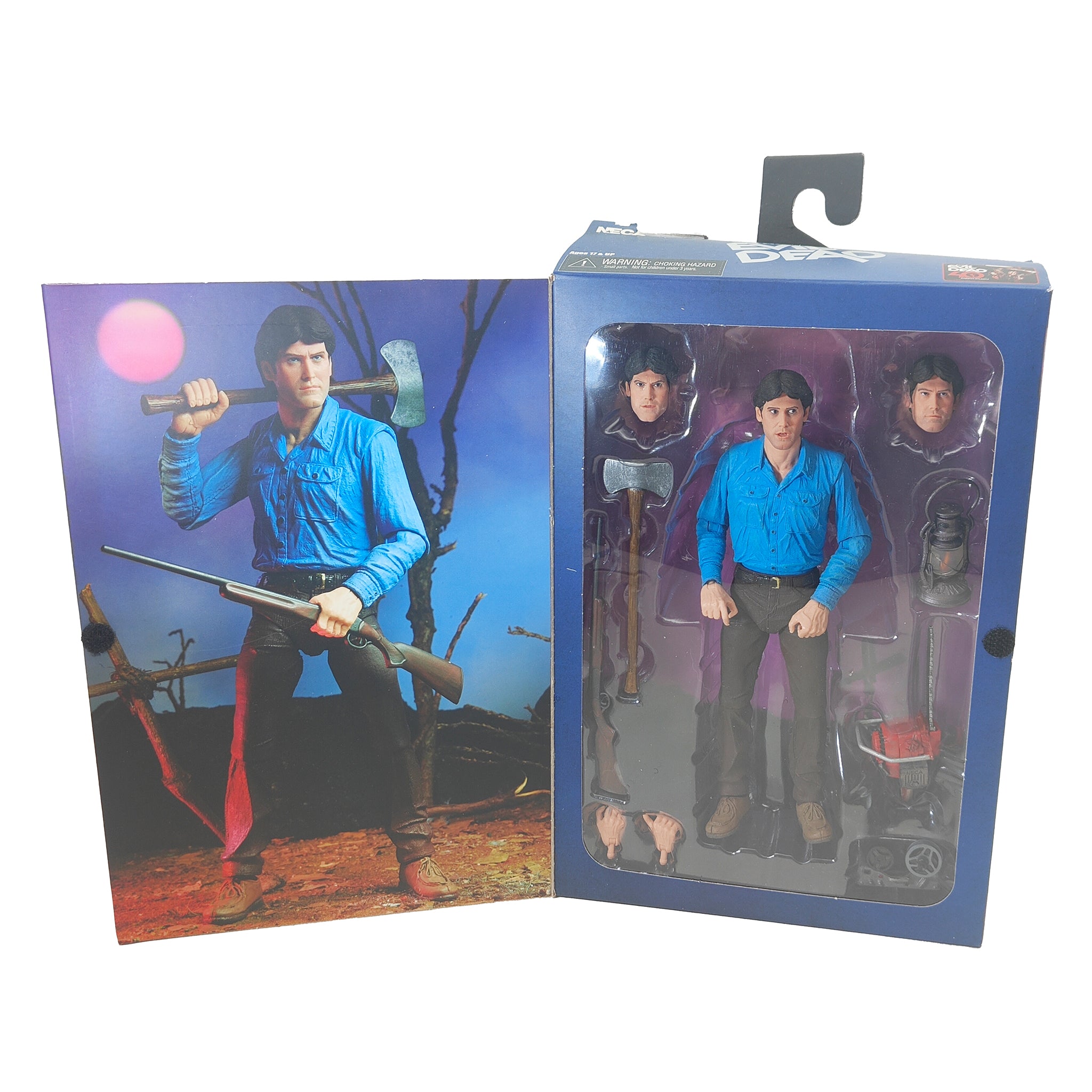 NECA Evil Dead 40th Anniversary Ultimate Ash Action Figure 18cm - Used – Evil Dead, NECA, 18 cm, 2022, pre-owned collector piece, Uncanny Collectibles Dublin Ireland