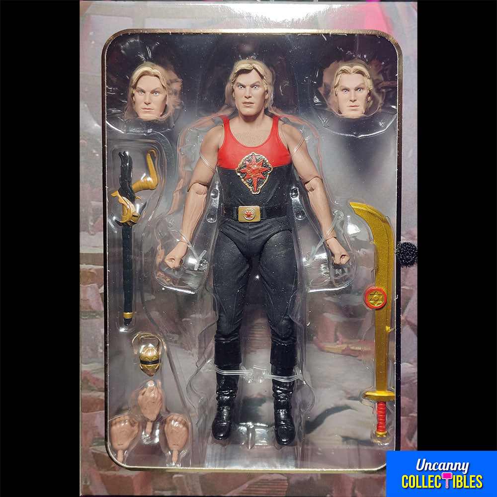 NECA Flash Gordon 1980 Ultimate Final Battle Flash Gordon Action Figure – Flash Gordon, NECA, 18 cm, 1980, brand new collector item, Uncanny Collectibles Dublin Ireland