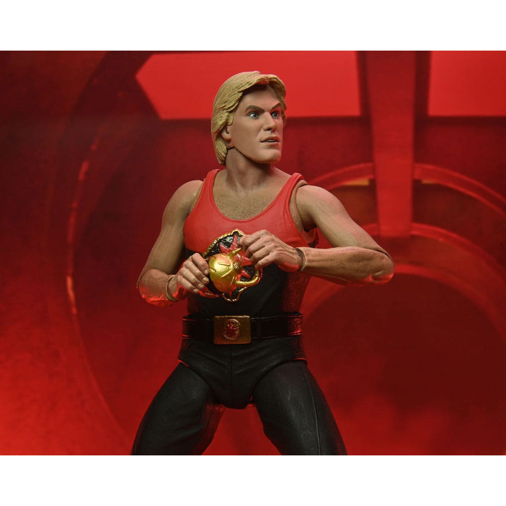 NECA Flash Gordon 1980 Ultimate Final Battle Flash Gordon Action Figure – Flash Gordon, NECA, 18 cm, 1980, brand new collector item, Uncanny Collectibles Dublin Ireland
