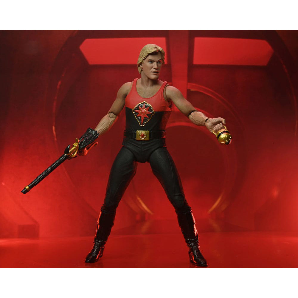 NECA Flash Gordon 1980 Ultimate Final Battle Flash Gordon Action Figure – Flash Gordon, NECA, 18 cm, 1980, brand new collector item, Uncanny Collectibles Dublin Ireland