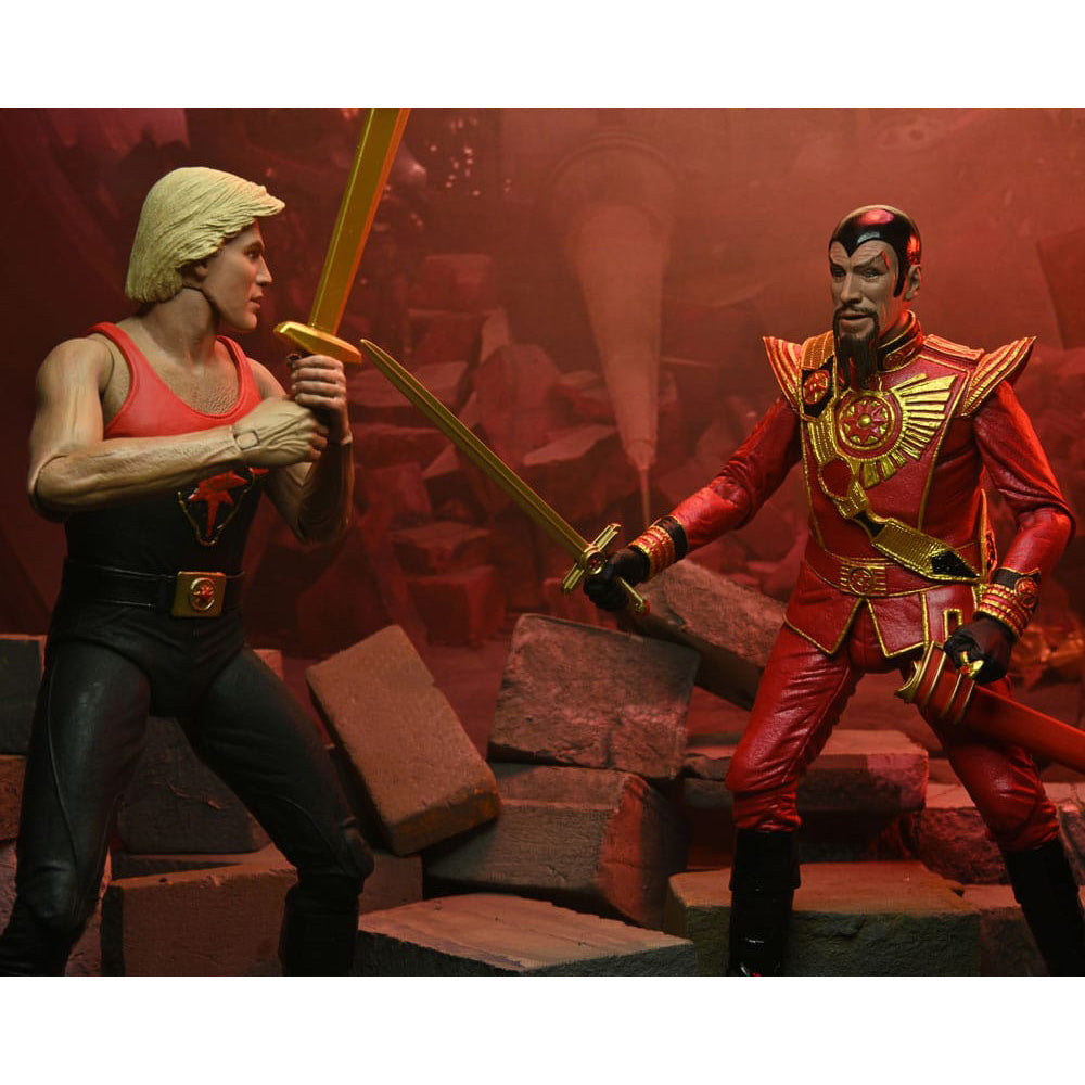 NECA Flash Gordon 1980 Ultimate Final Battle Flash Gordon Action Figure – Flash Gordon, NECA, 18 cm, 1980, brand new collector item, Uncanny Collectibles Dublin Ireland