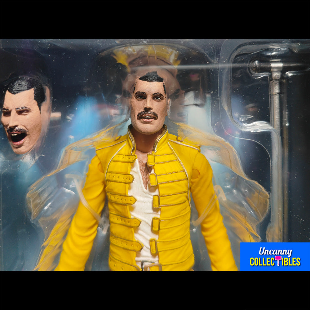 NECA Freddie Mercury In Yellow Jacket Action Figure 18cm