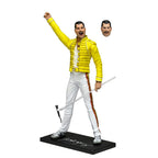 NECA Freddie Mercury In Yellow Jacket Action Figure 18cm – Music, NECA, 18 cm, brand new collector item, Uncanny Collectibles Dublin Ireland