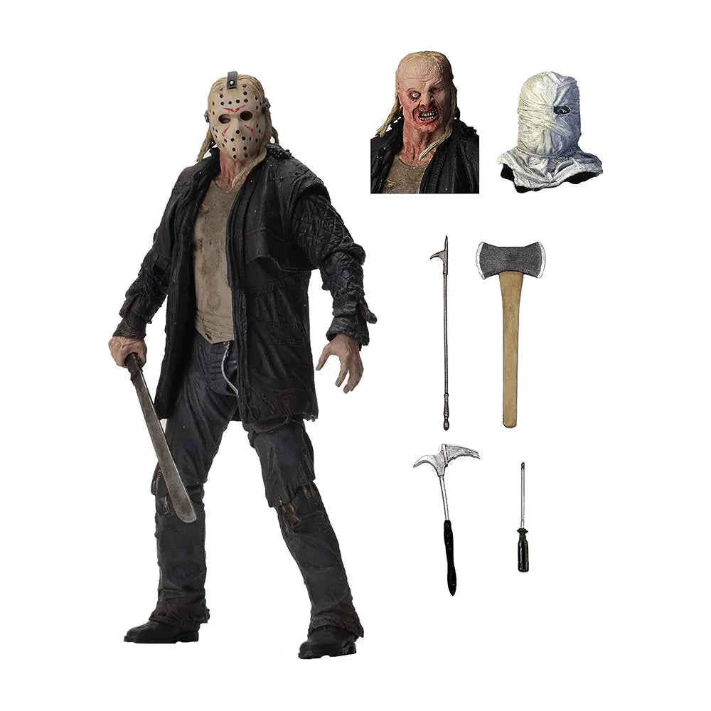 NECA Friday The 13th 2009 Ultimate Jason Voorhees 7-Inch Action Figure – Friday The 13th, NECA, 18 cm, 2021, pre-owned collector piece, Uncanny Collectibles Dublin Ireland