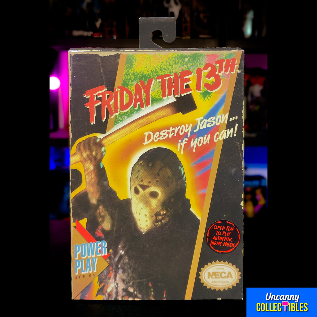 NECA Friday the 13th Jason Voorhees Classic Video Game Appearance Theme Music Edition Action Figure