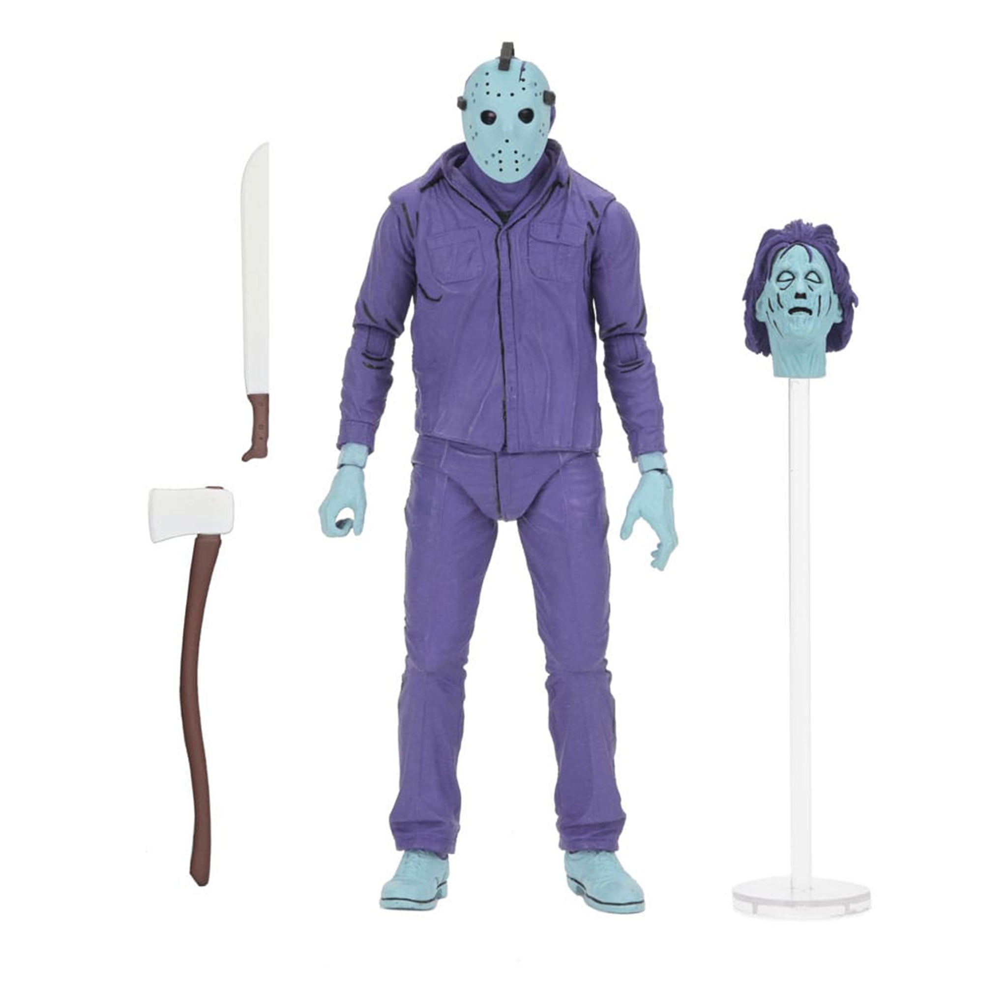 NECA Friday the 13th Jason Voorhees Classic Video Game Appearance Theme Music Edition Action Figure