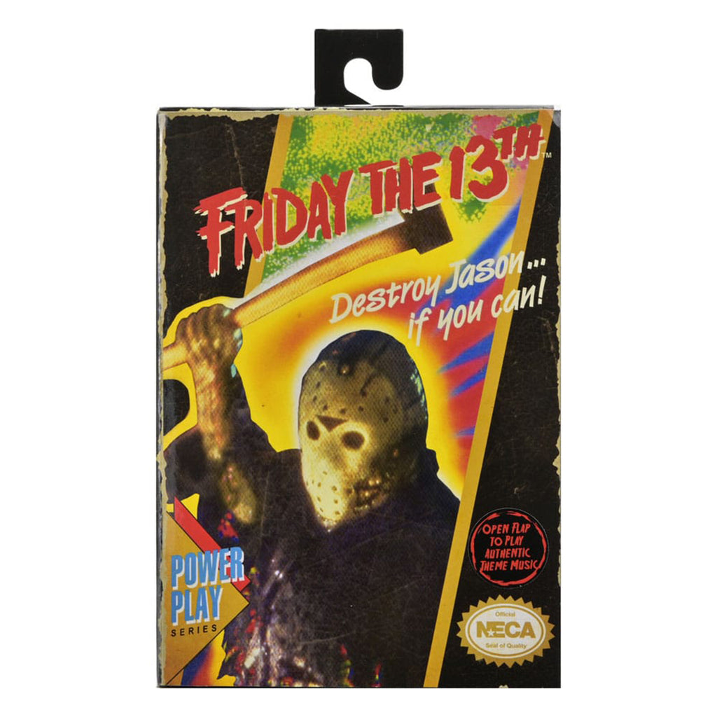 NECA Friday the 13th Jason Voorhees Classic Video Game Appearance Theme Music Edition Action Figure – Friday The 13th, NECA, 18 cm, brand new collector item, Uncanny Collectibles Dublin Ireland