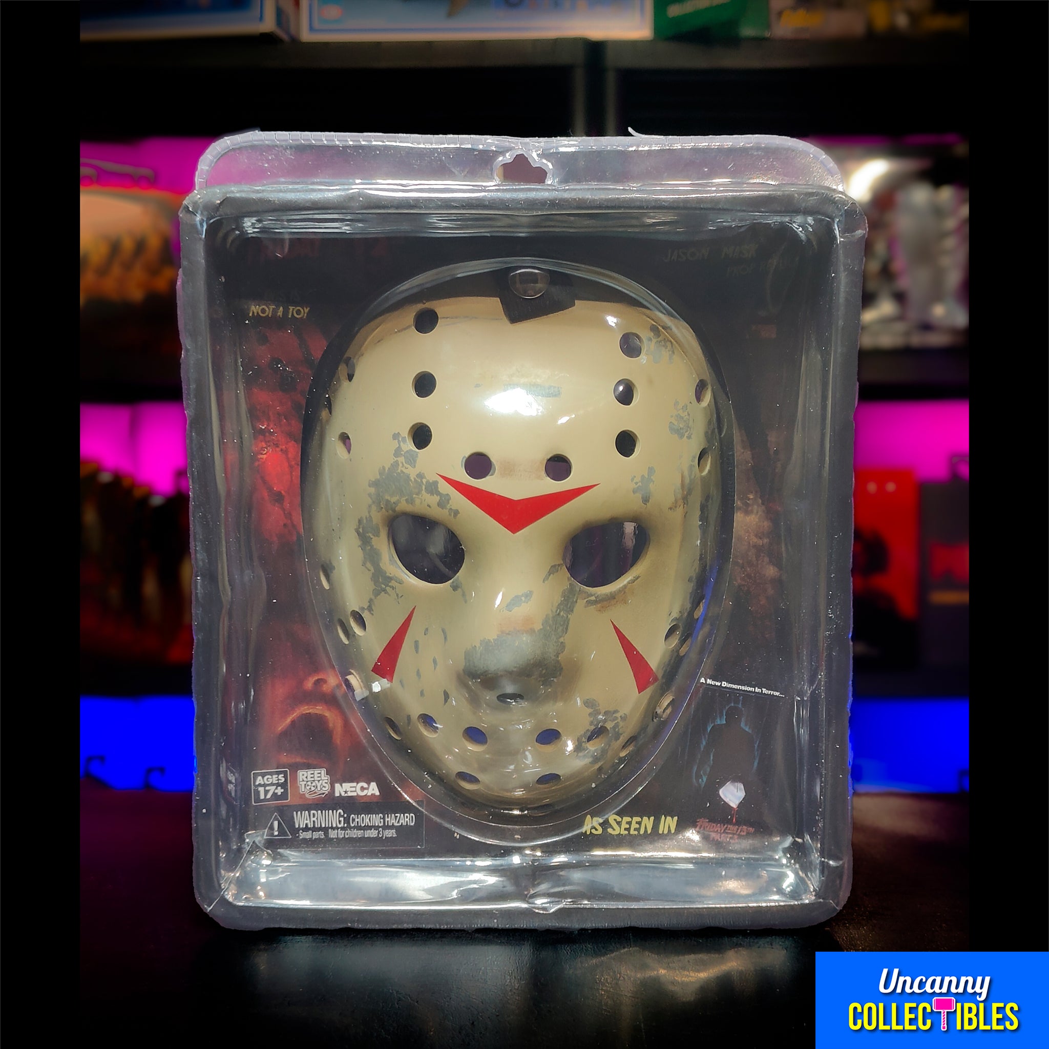 NECA Friday The 13th Part 4 Ultimate Jason Voorhees Hockey Mask 2019 – Friday The 13th, NECA, 25 cm, 2019, pre-owned collector piece, Uncanny Collectibles Dublin Ireland