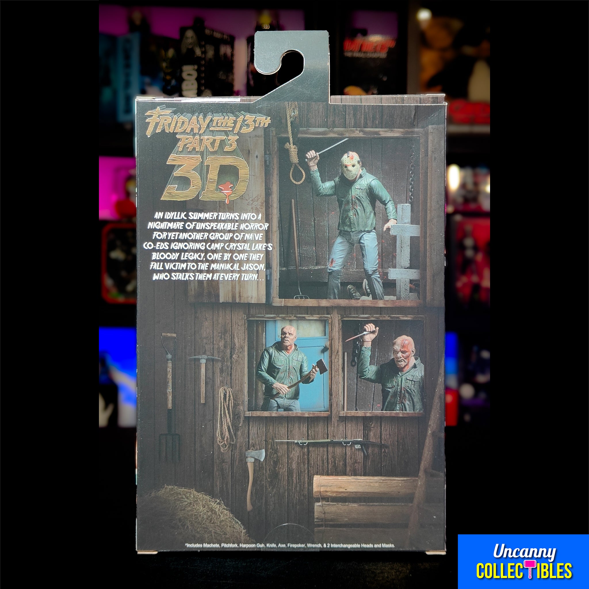 NECA Friday The 13th Part 3 Ultimate Jason Voorhees Action Figure 18cm – Friday The 13th, NECA, 18 cm, 2021, brand new collector item, Uncanny Collectibles Dublin Ireland