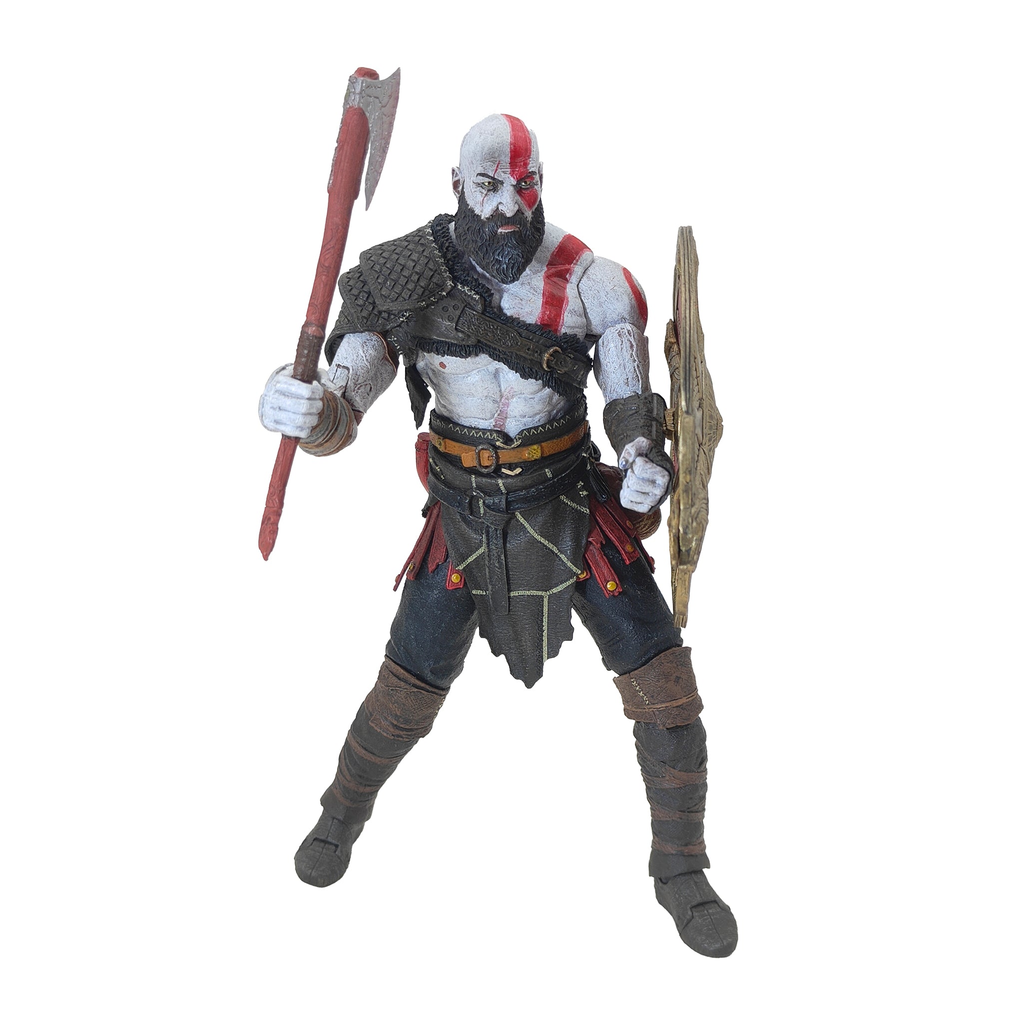 NECA God of War Kratos Action Figure 2017 20cm – Video Game Characters, NECA, 20 cm, 2017, pre-owned collector piece, Uncanny Collectibles Dublin Ireland