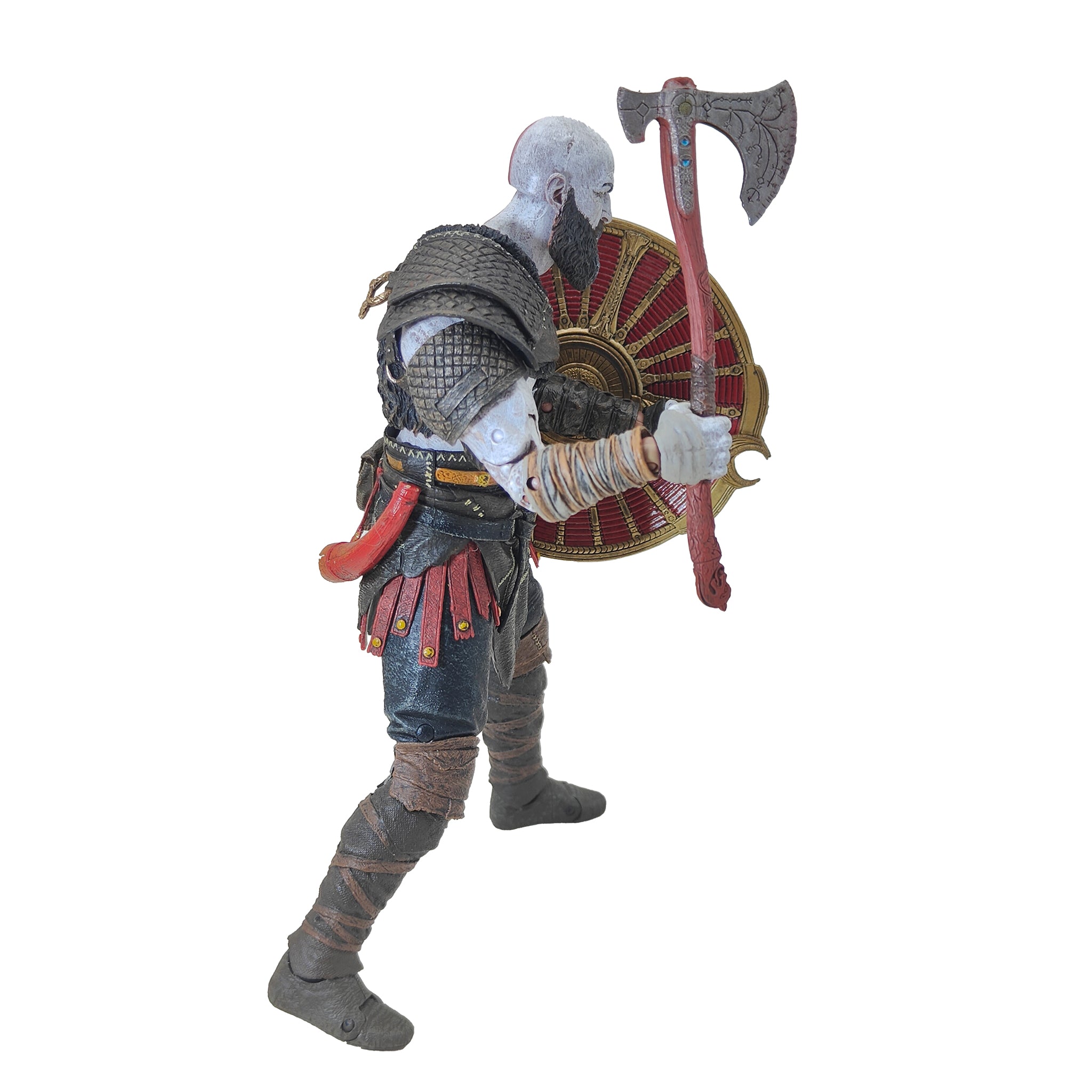 NECA God of War Kratos Action Figure 2017 20cm – Video Game Characters, NECA, 20 cm, 2017, pre-owned collector piece, Uncanny Collectibles Dublin Ireland