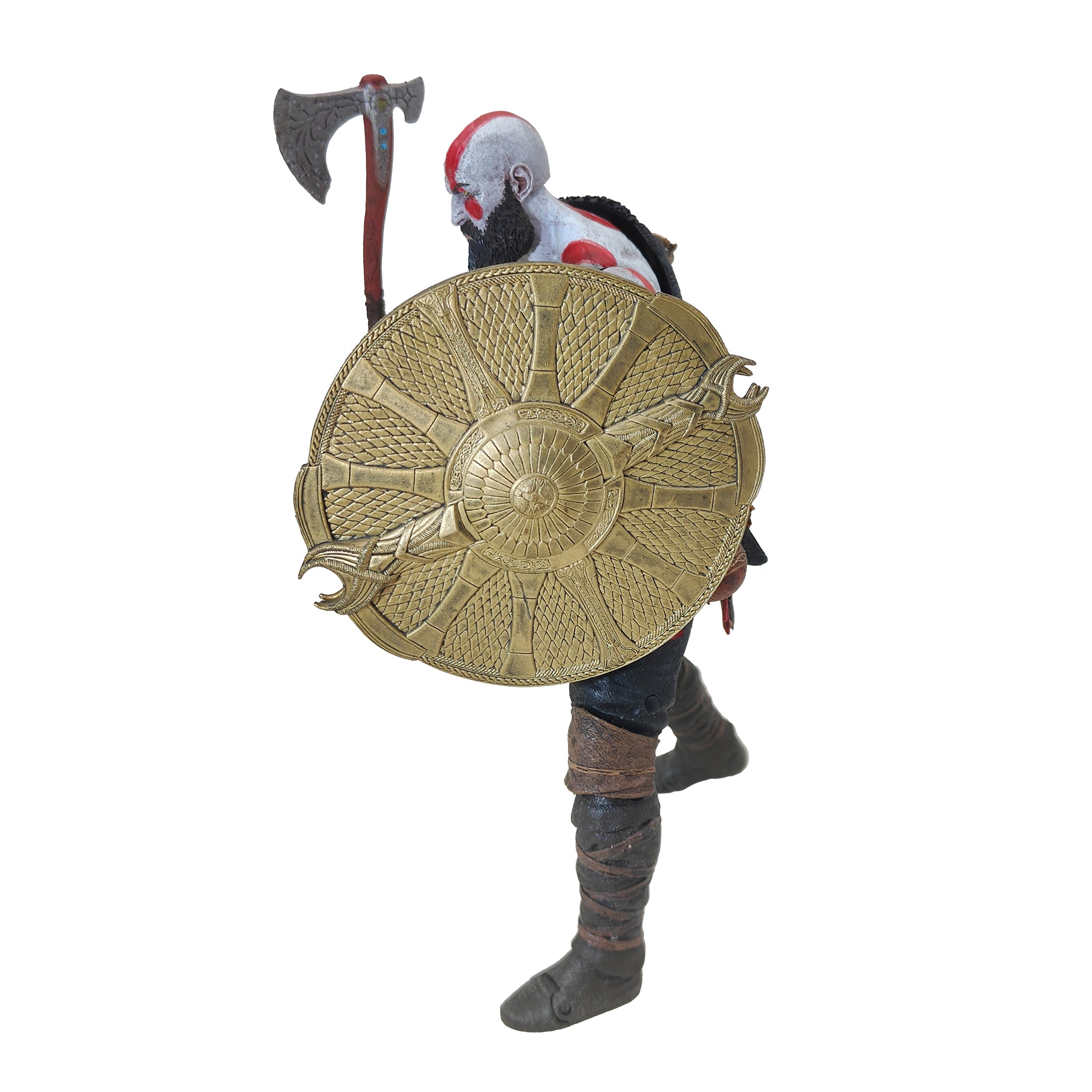 NECA God of War Kratos Action Figure 2017 20cm – Video Game Characters, NECA, 20 cm, 2017, pre-owned collector piece, Uncanny Collectibles Dublin Ireland