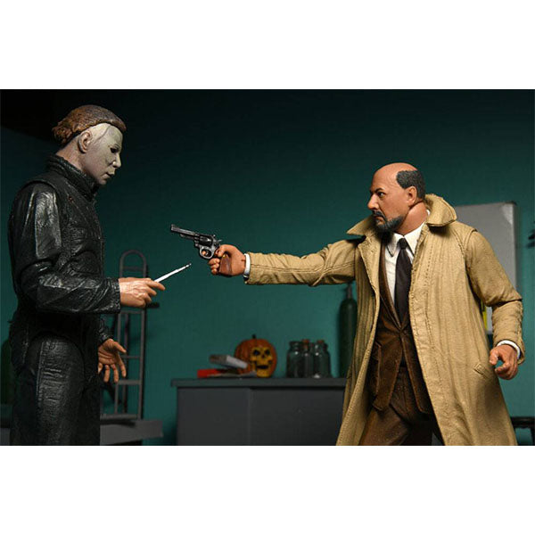 NECA Halloween 2 1981 Ultimate Michael Myers and Dr Loomis Action Figure 2-Pack 18cm