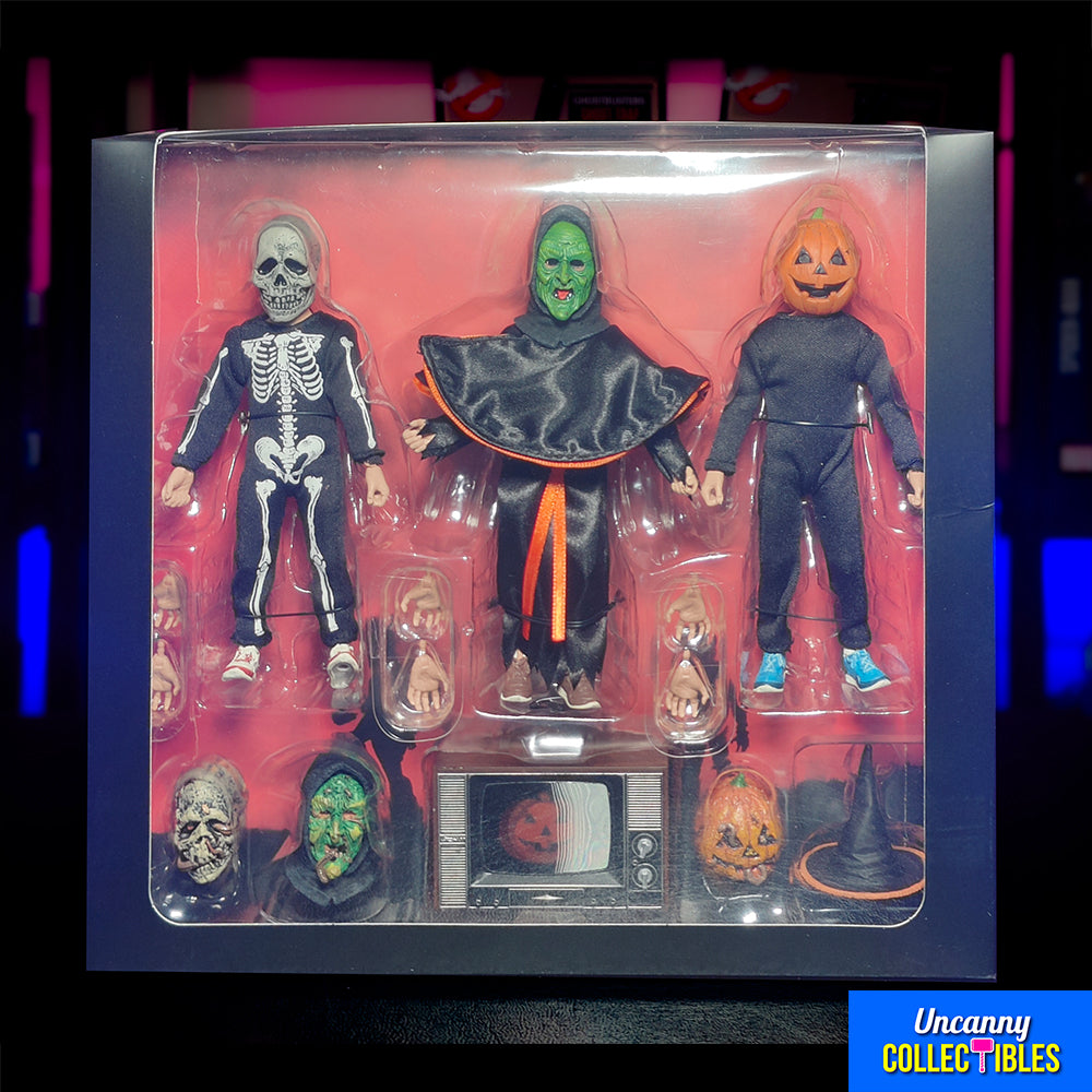 NECA Halloween 3 Season Of The Witch Trick Or Treaters Retro Clothed Action Figure 3-Pack 15cm