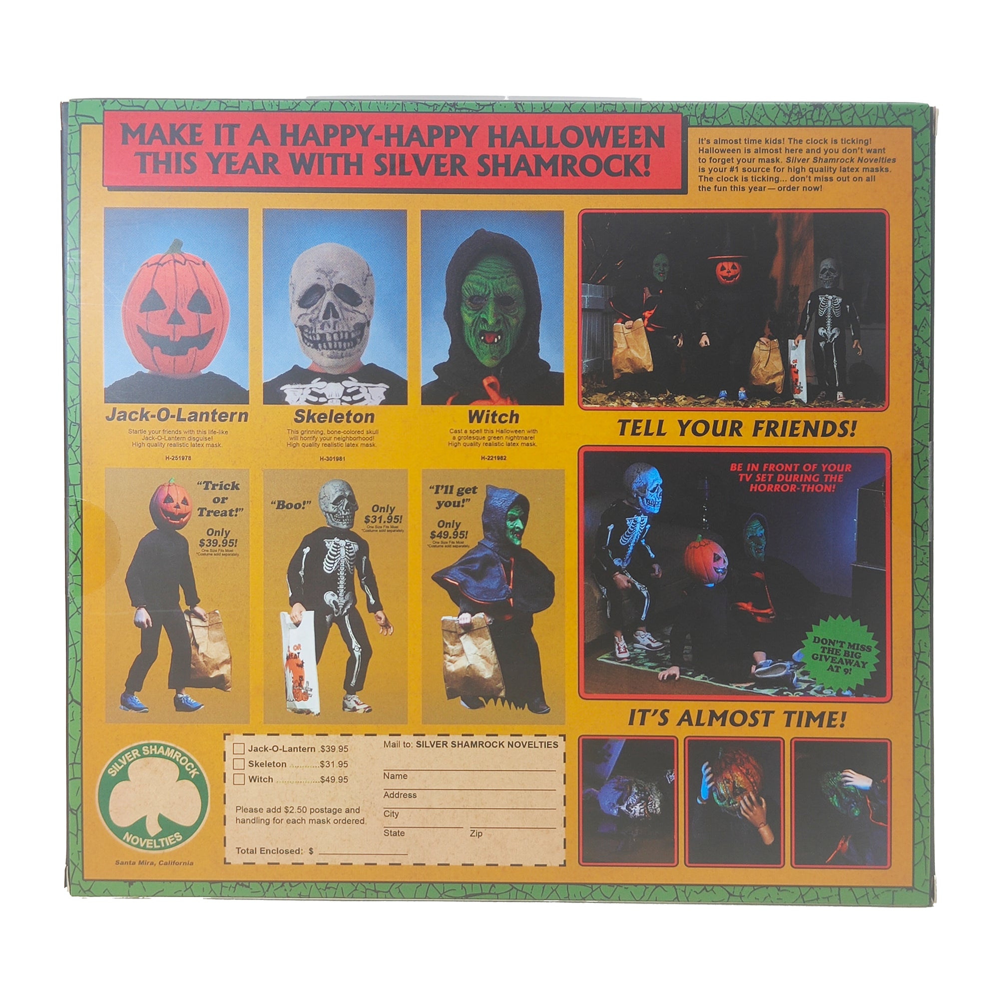 NECA Halloween 3 Season Of The Witch Trick Or Treaters Retro Clothed Action Figure 3-Pack 2020 15cm