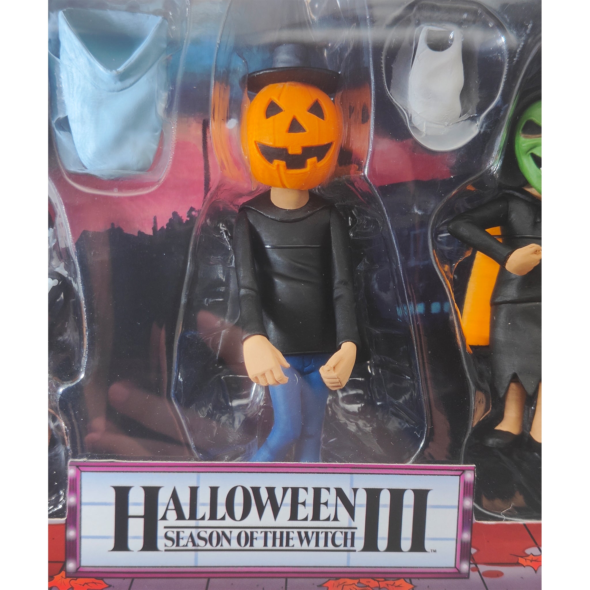 NECA Halloween 3 Season Of The Witch Trick Or Treaters Toony Terrors Action Figure 3-Pack 2020 15cm – Halloween, NECA, 13 cm, 2022, pre-owned collector piece, Uncanny Collectibles Dublin Ireland