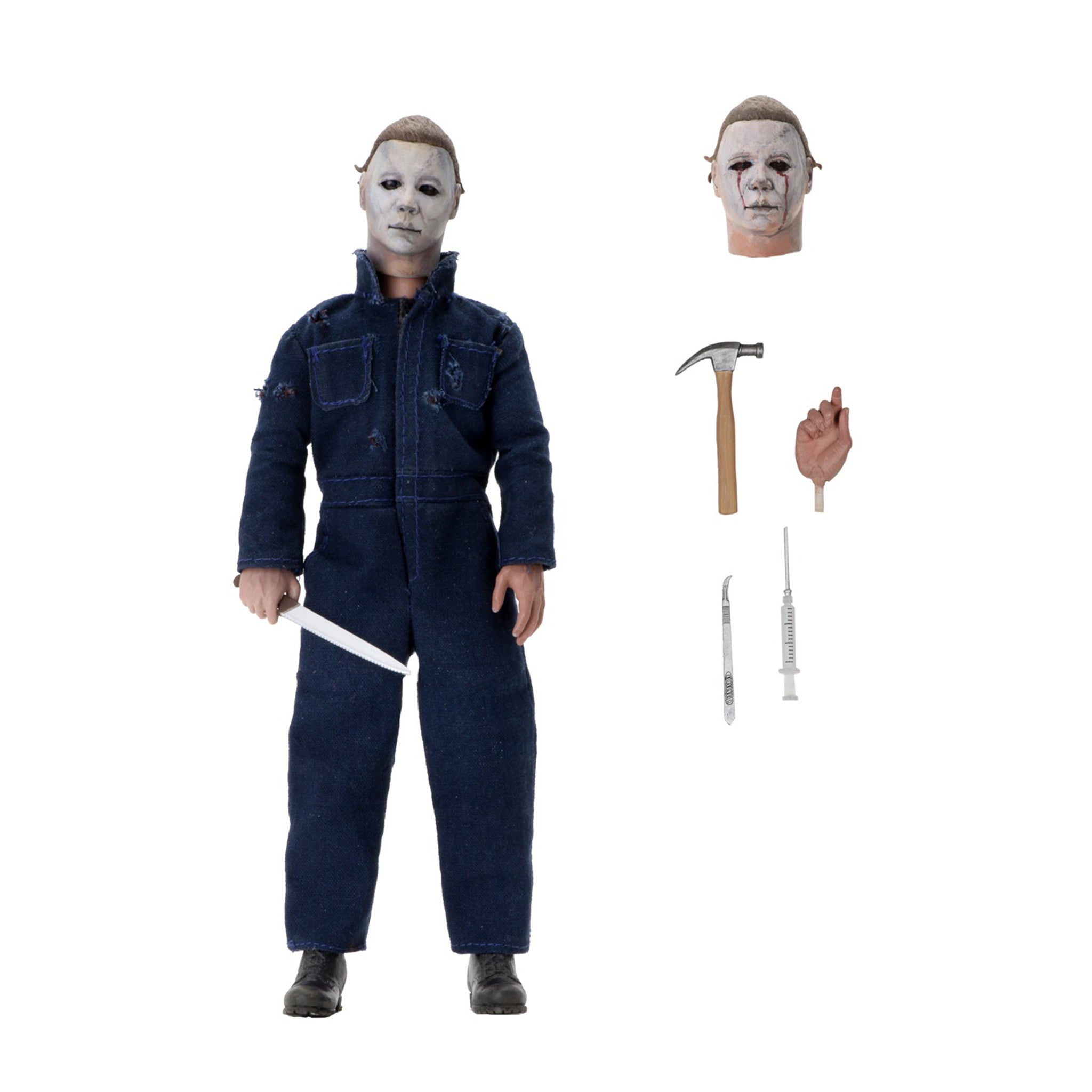 NECA Halloween II 1981 Michael Myers Retro Clothed Action Figure 20cm