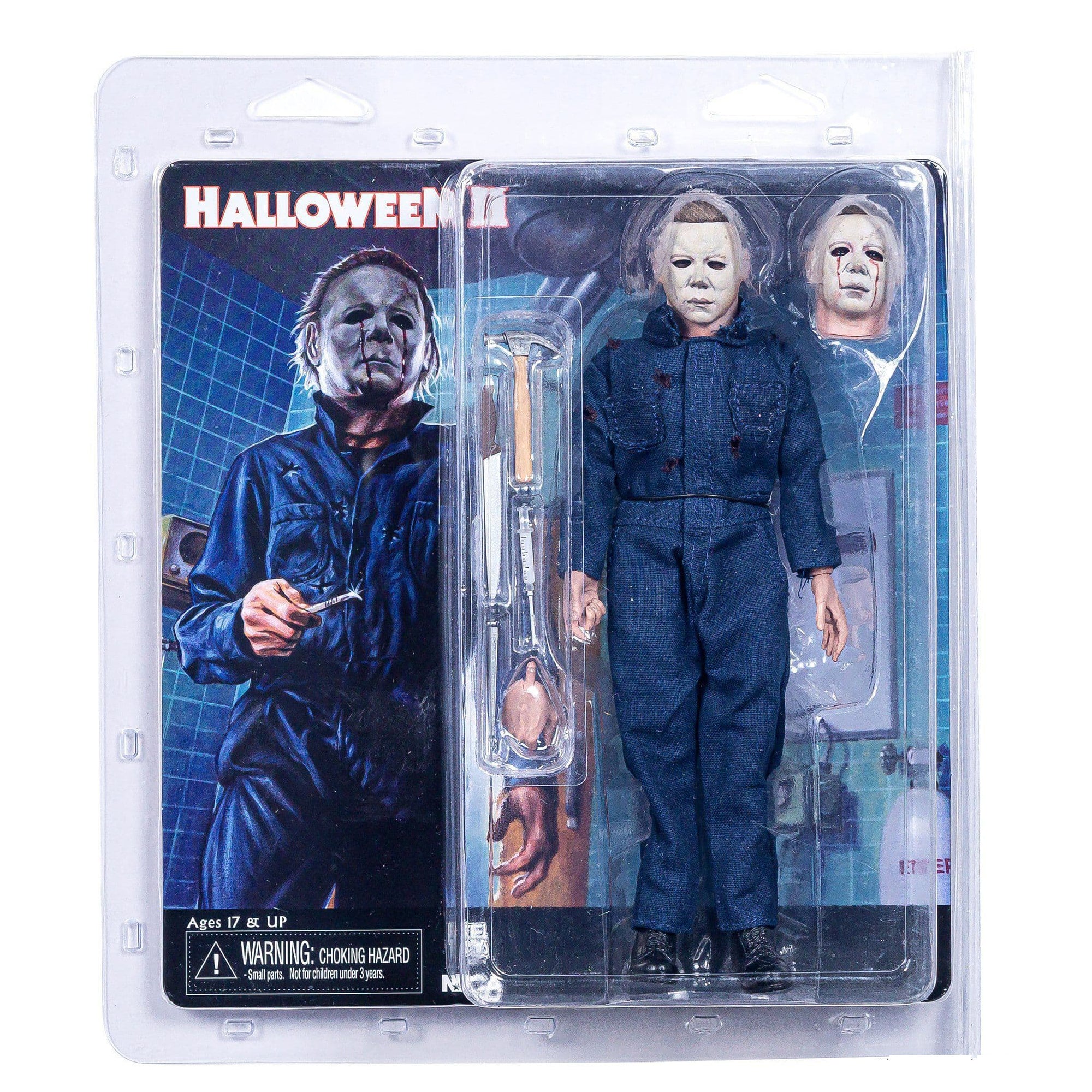 NECA Halloween II 1981 Michael Myers Retro Clothed Action Figure 20cm