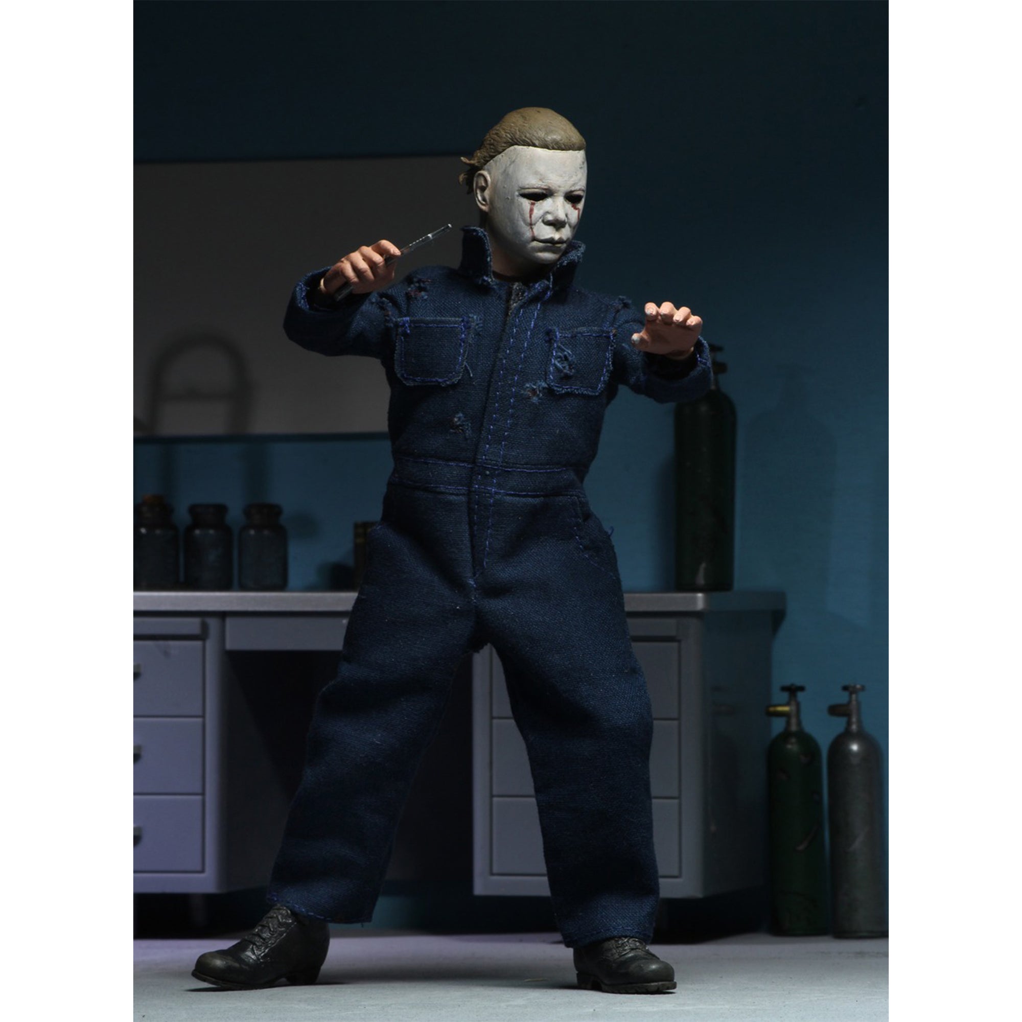 NECA Halloween II 1981 Michael Myers Retro Clothed Action Figure 20cm