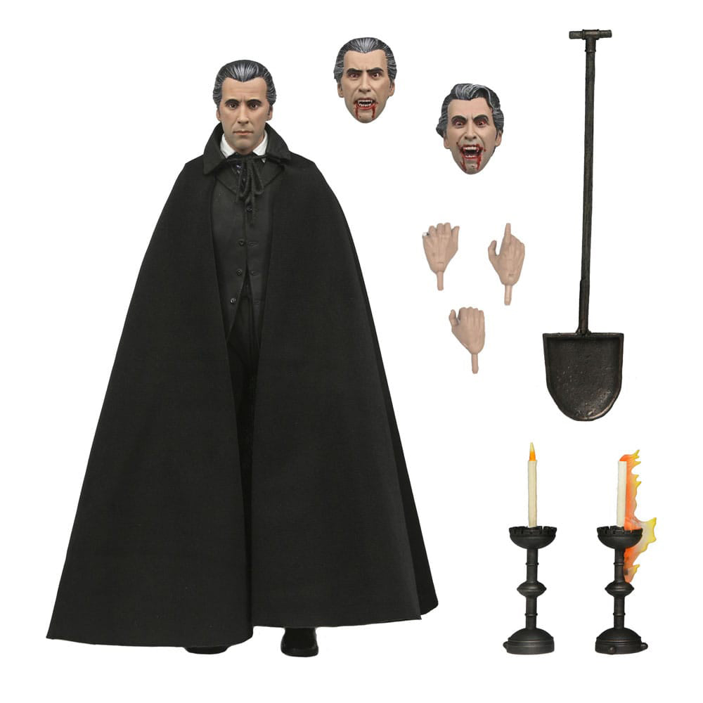 NECA Hammer Films Horror of Dracula Ultimate Count Dracula 18 cm Action Figure – Hammer Horror, NECA, 18 cm, 2024, brand new collector item, Uncanny Collectibles Dublin Ireland