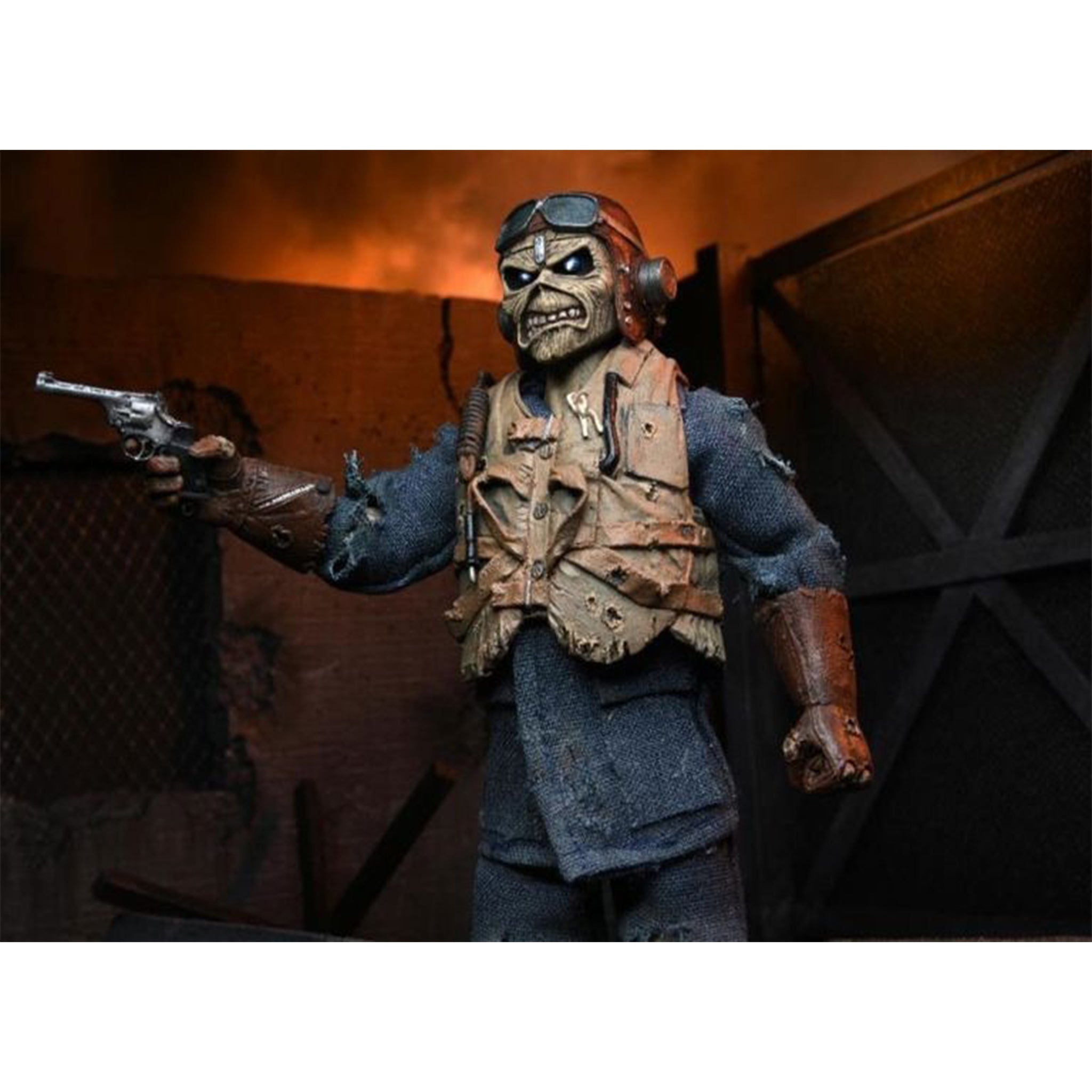 NECA Iron Maiden Eddie Aces High Retro Cloth Action Figure – photo 8 of 9