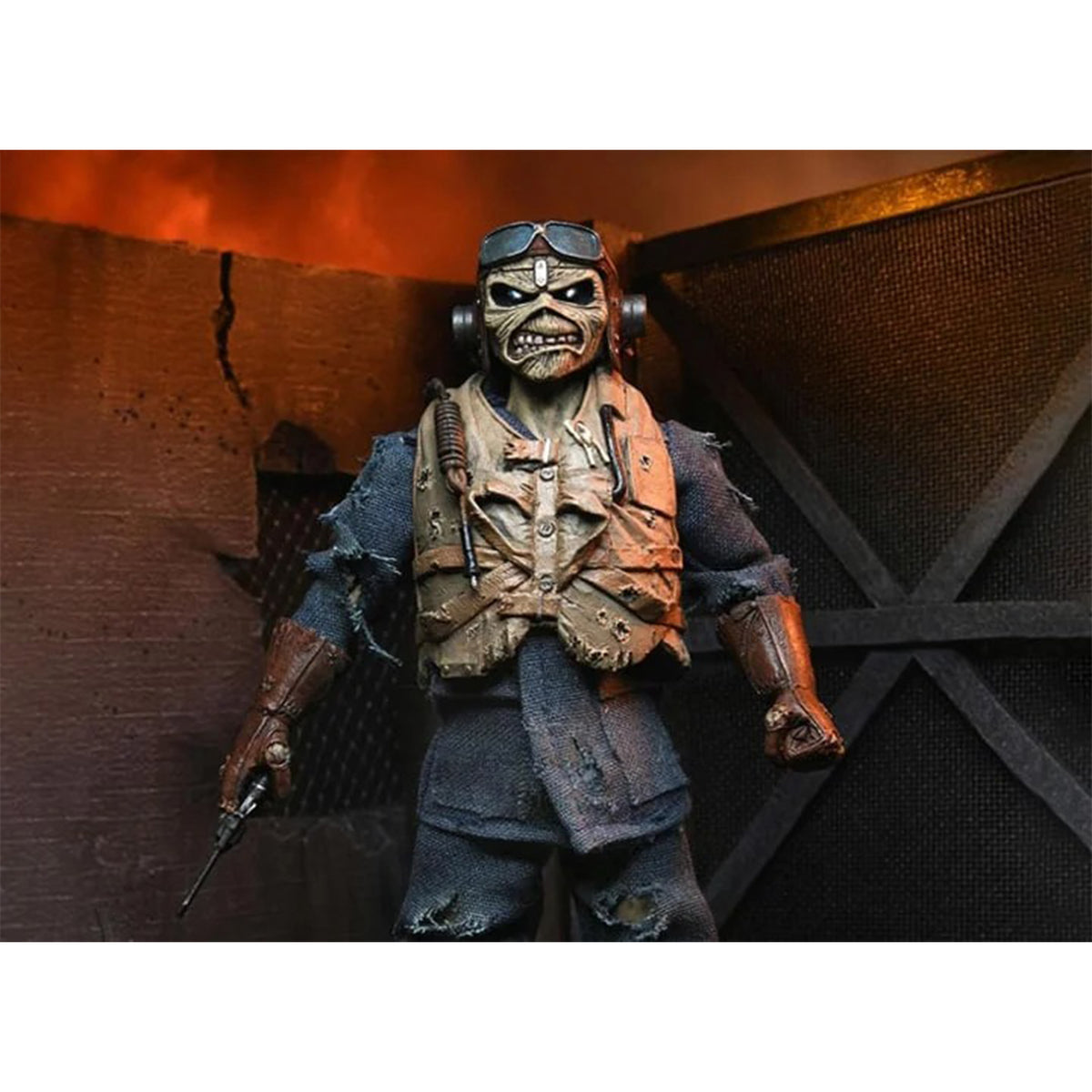 NECA Iron Maiden Eddie Aces High Retro Cloth Action Figure – photo 9 of 9