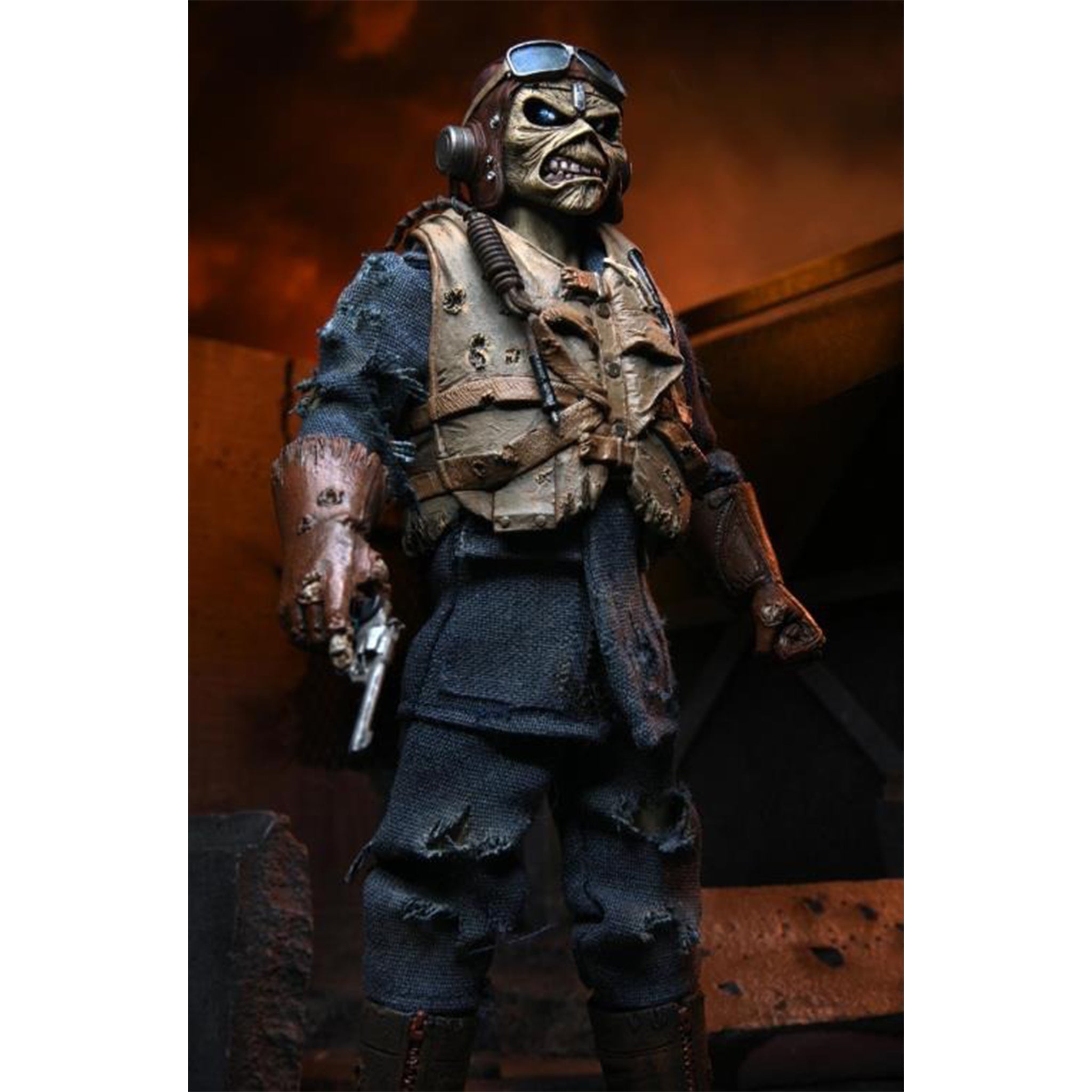 NECA Iron Maiden Eddie Aces High Retro Cloth Action Figure – photo 3 of 9