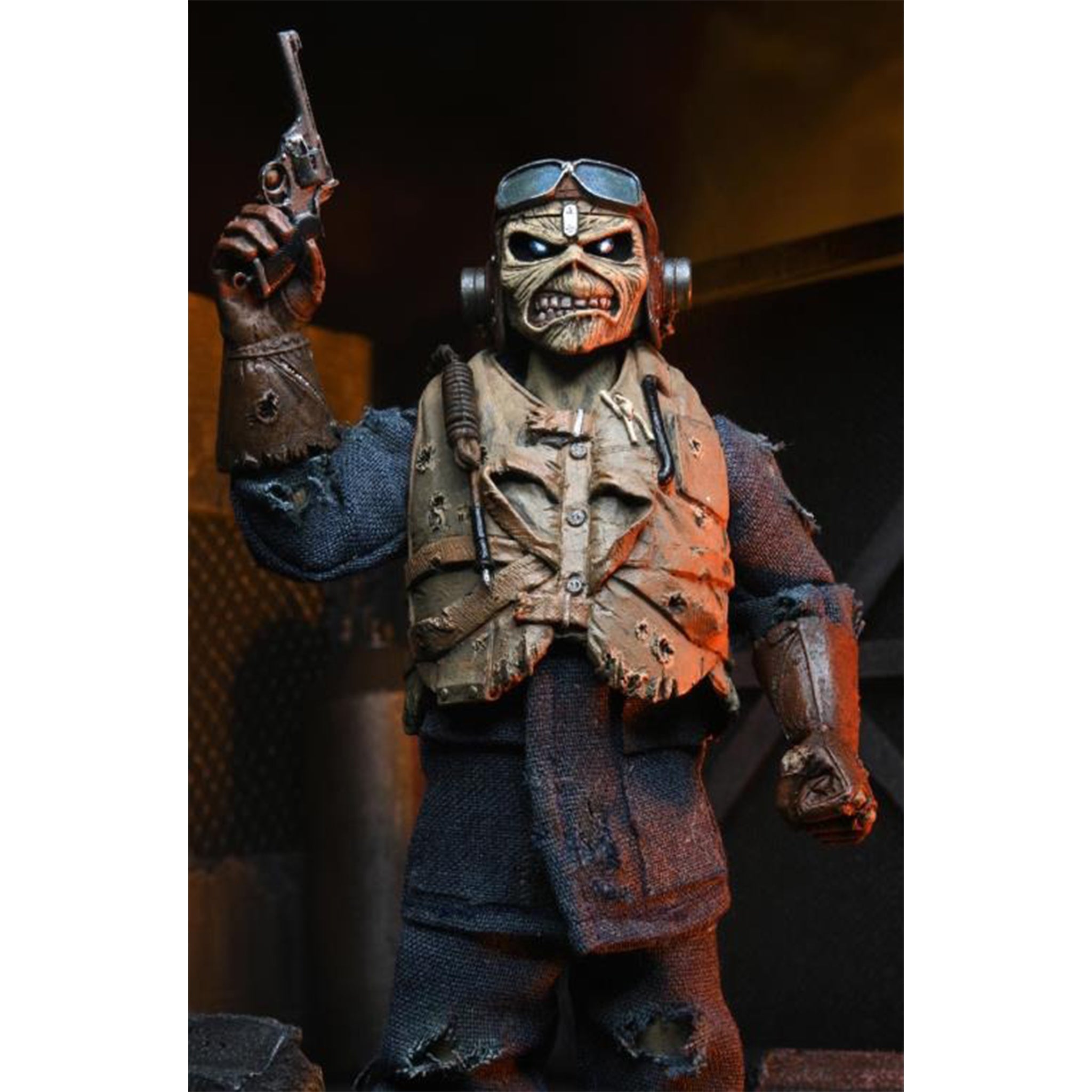 NECA Iron Maiden Eddie Aces High Retro Cloth Action Figure – photo 4 of 9