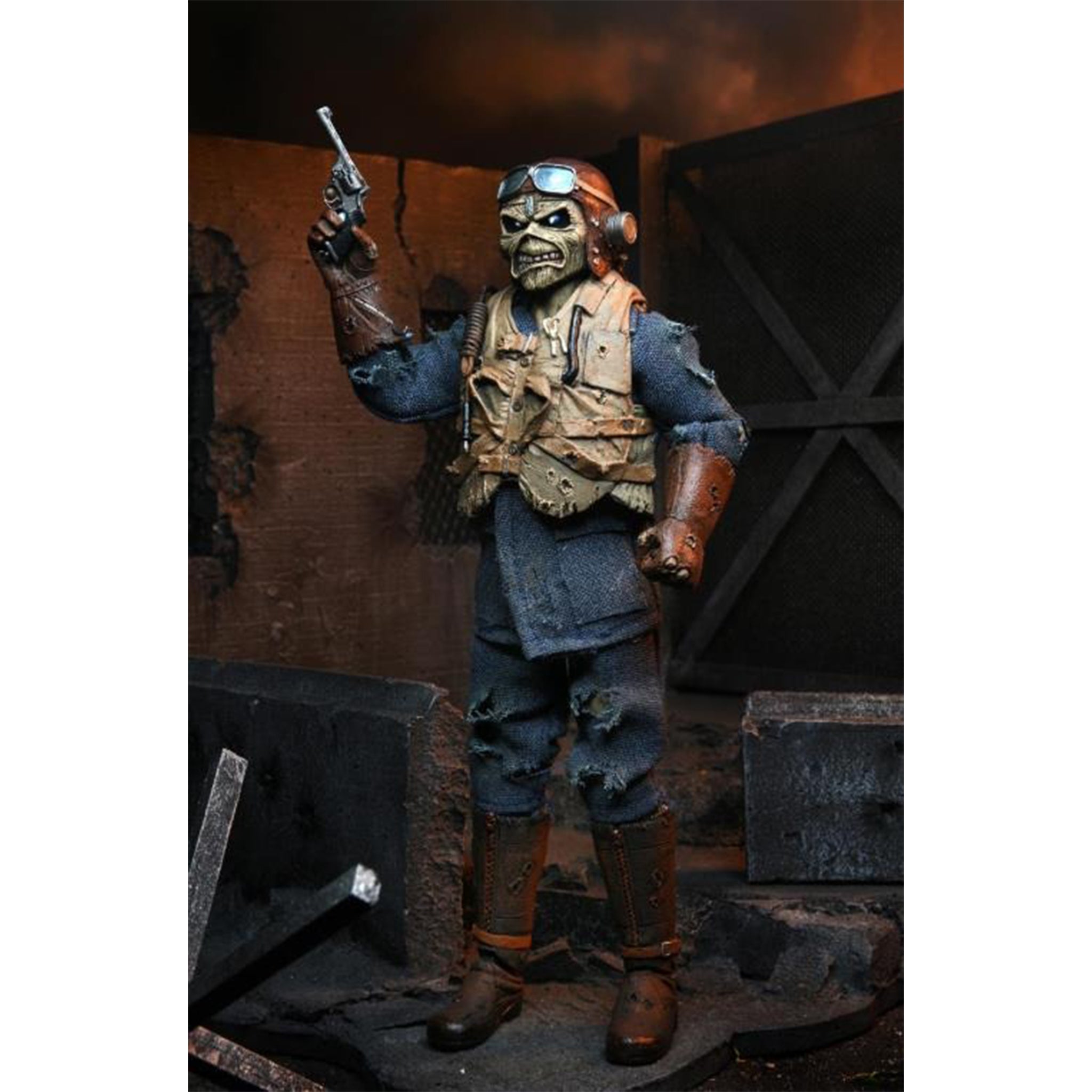 NECA Iron Maiden Eddie Aces High Retro Cloth Action Figure – photo 2 of 9
