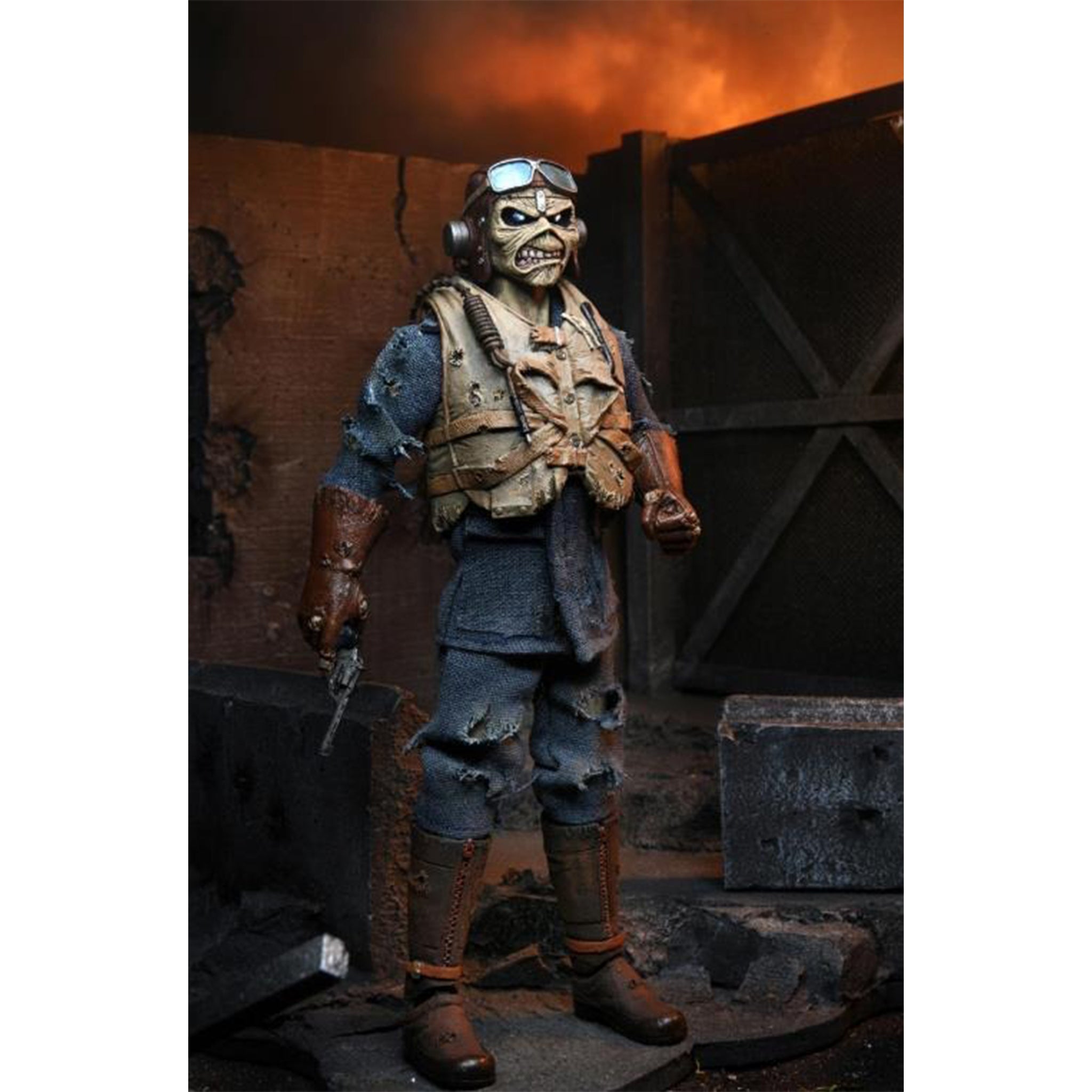 NECA Iron Maiden Eddie Aces High Retro Cloth Action Figure – photo 5 of 9